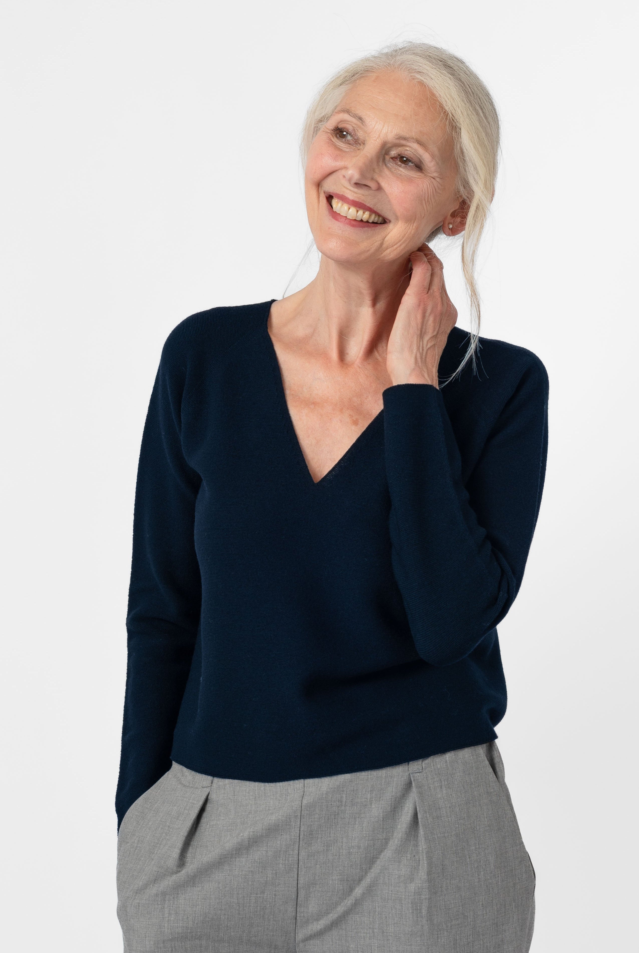 NNIstudio - COZY Strick - Pullover - Insignia Blue - XS -