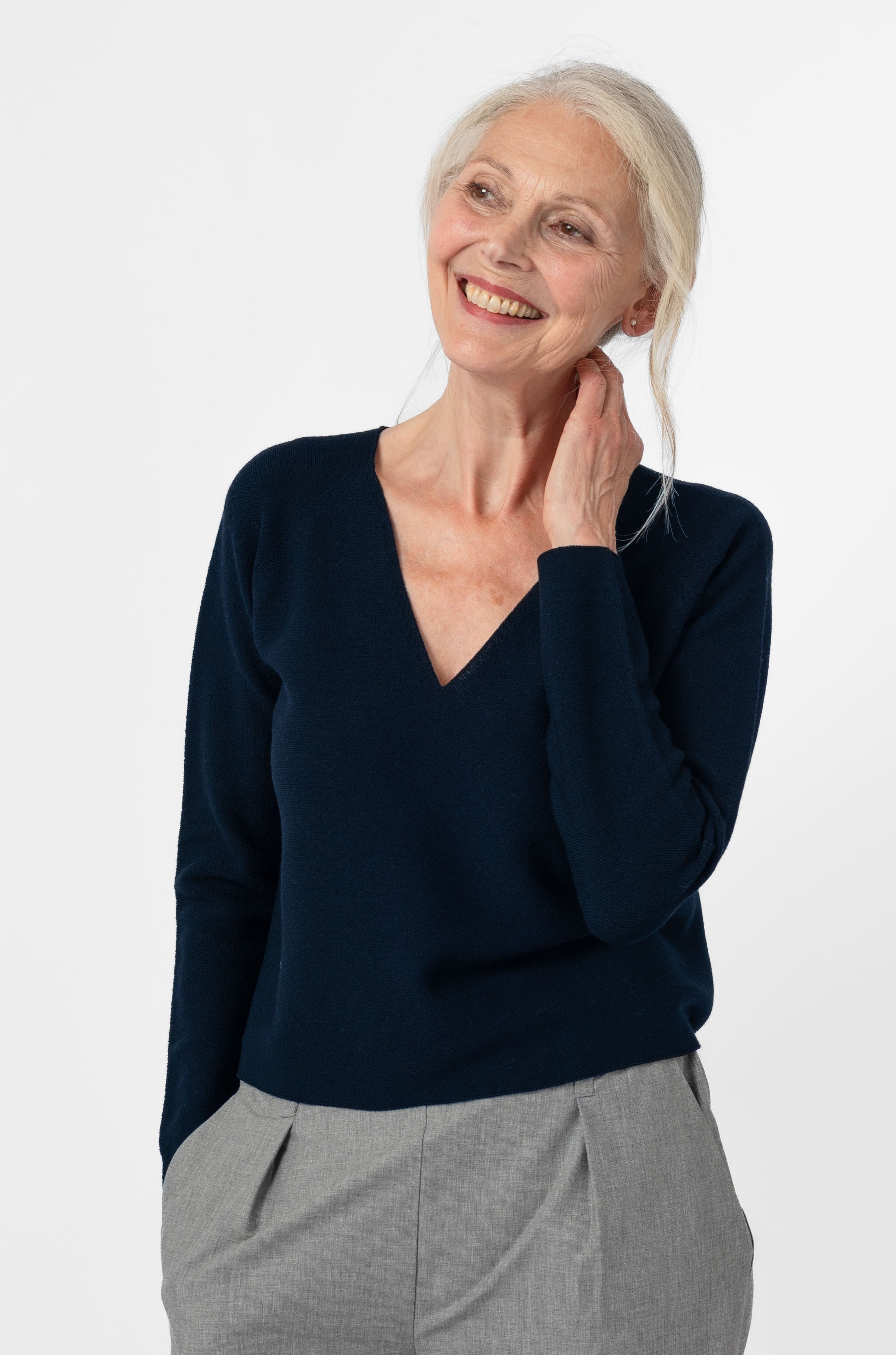 NNIstudio - COZY Strick - Pullover - Insignia Blue - XS -