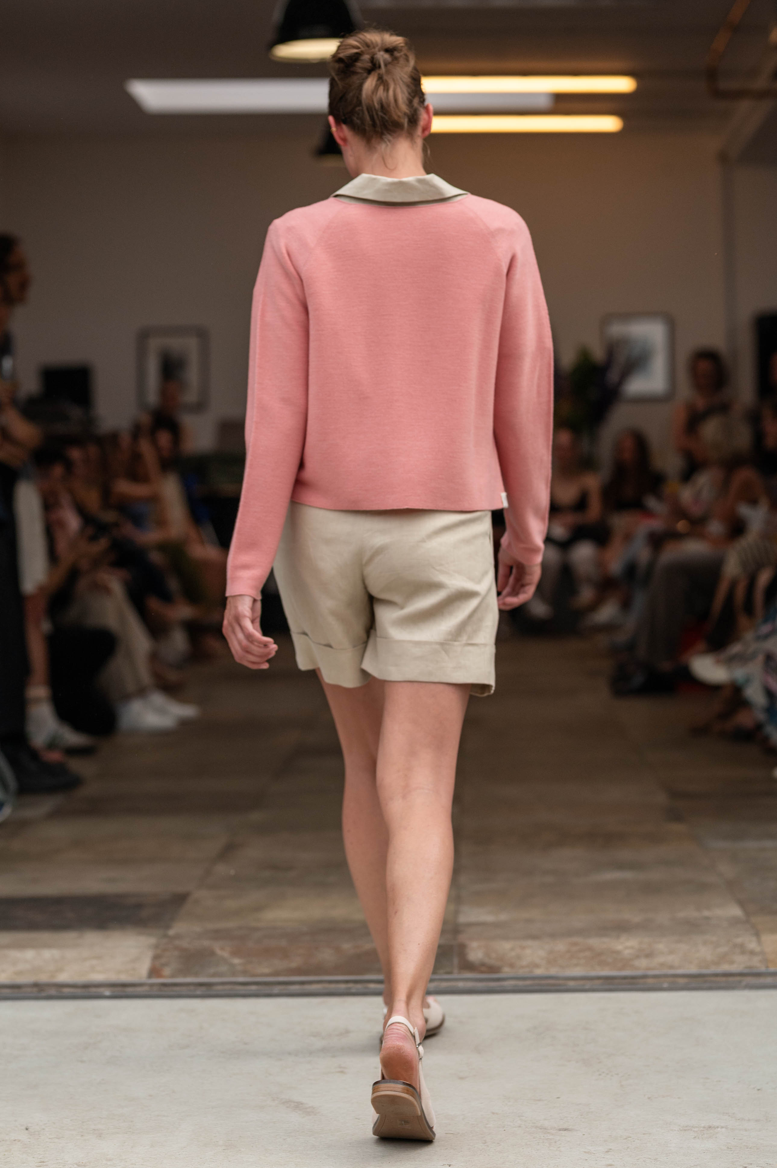 NNIstudio - COZY Strick-Pullover - Peach Pink - XS -