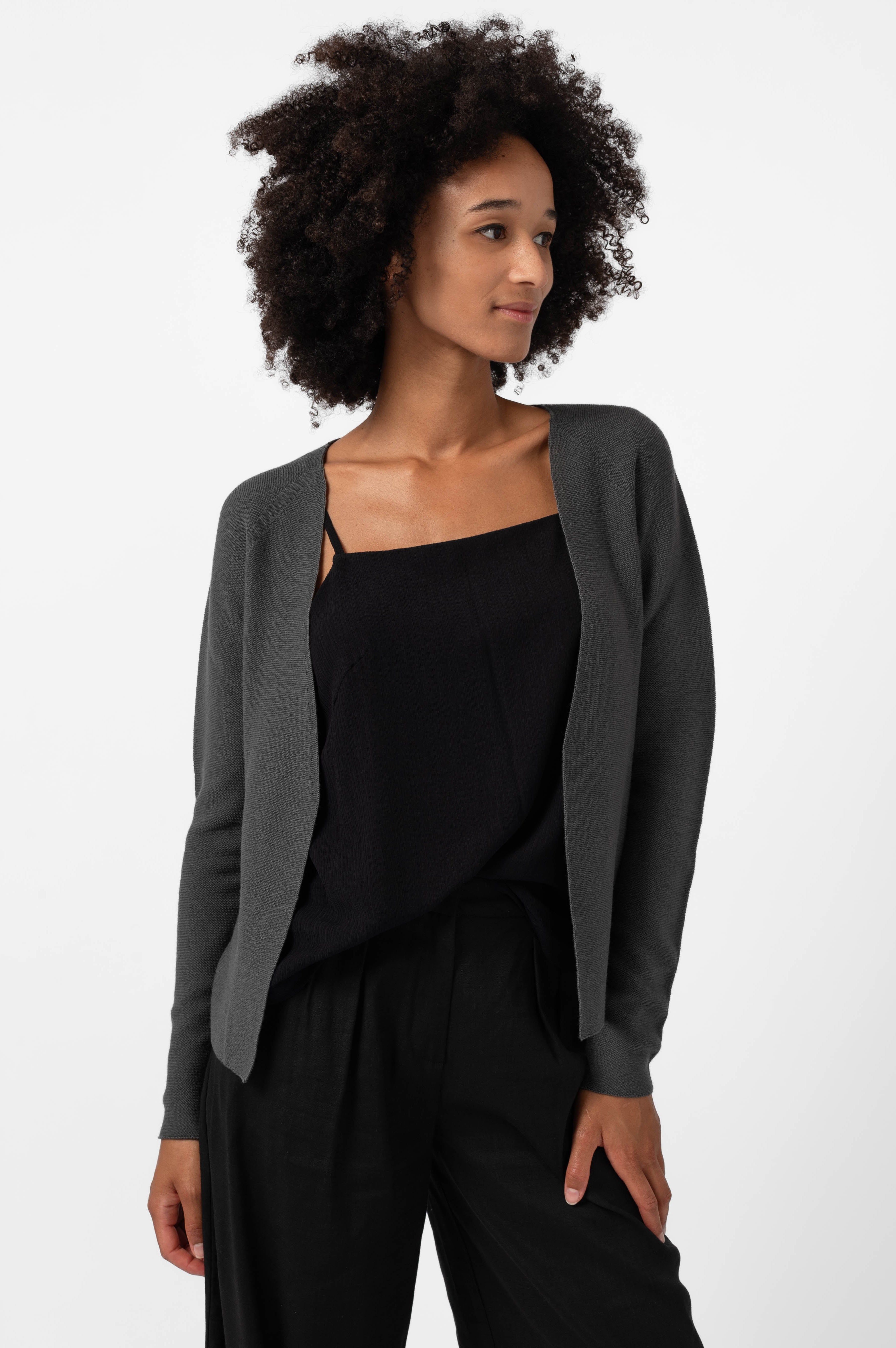 NNIstudio - COZY Strickjacke - Start White - XS -