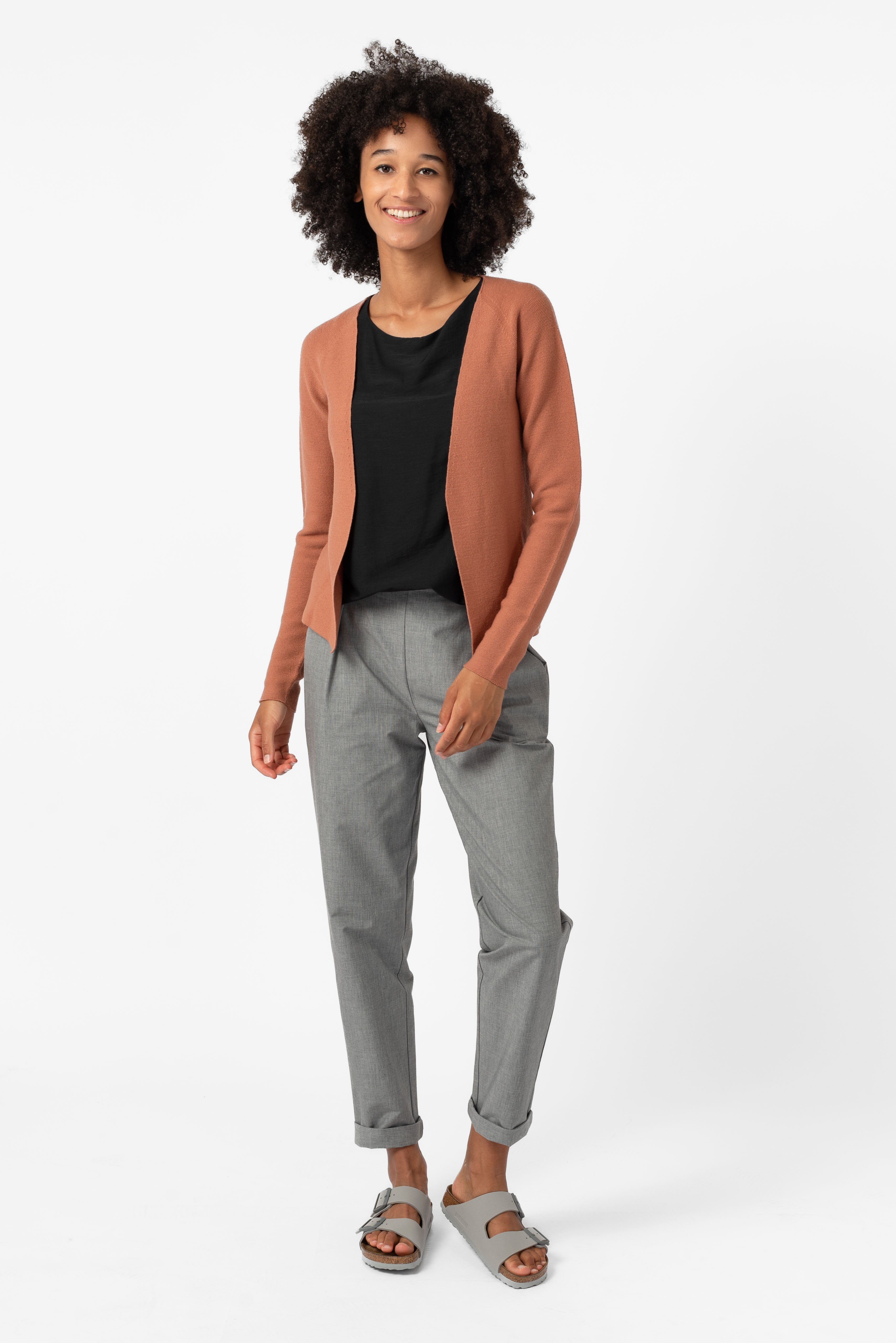 NNIstudio - COZY Strickjacke - Start White - XS -