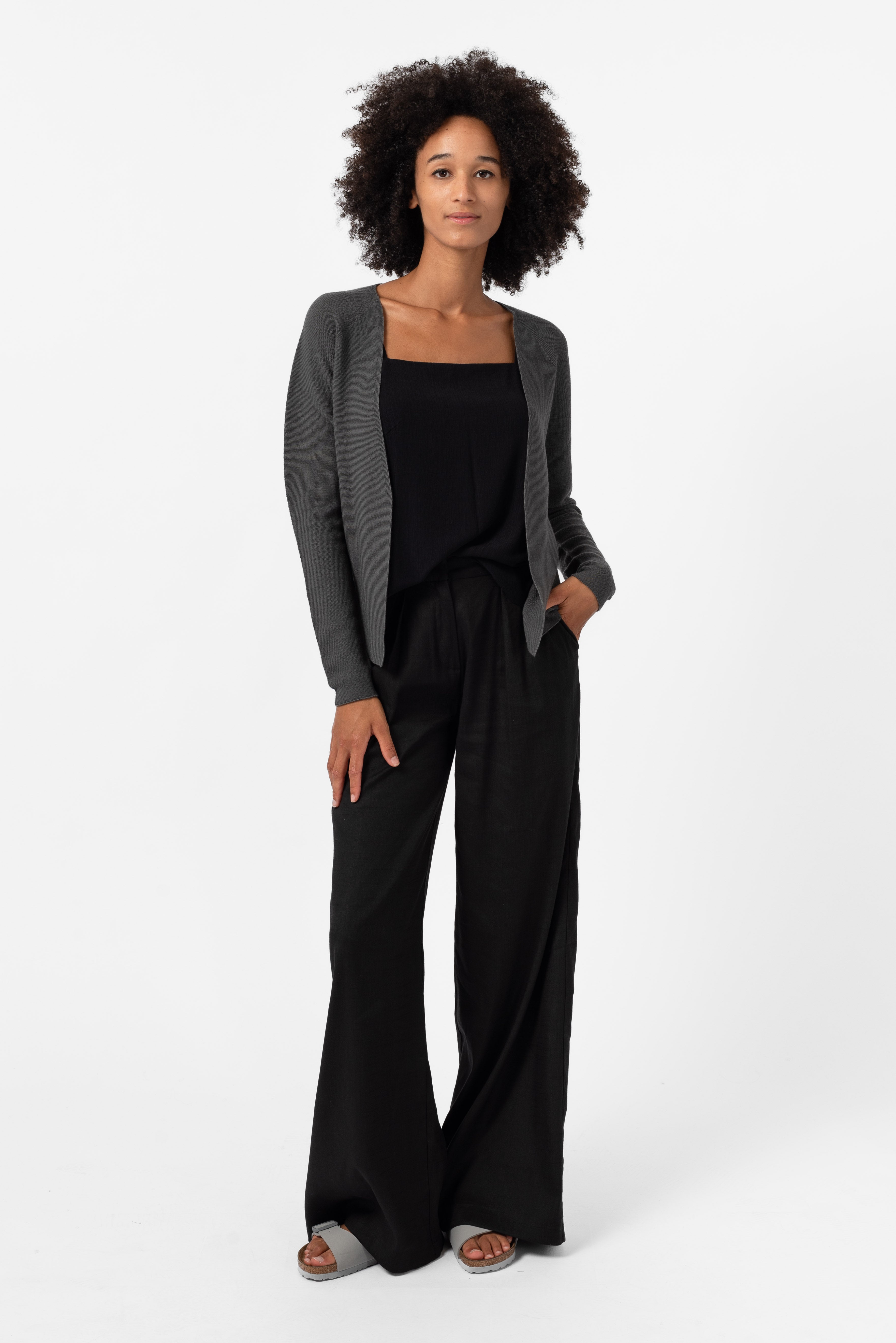 NNIstudio - COZY Strickjacke - Start White - XS -