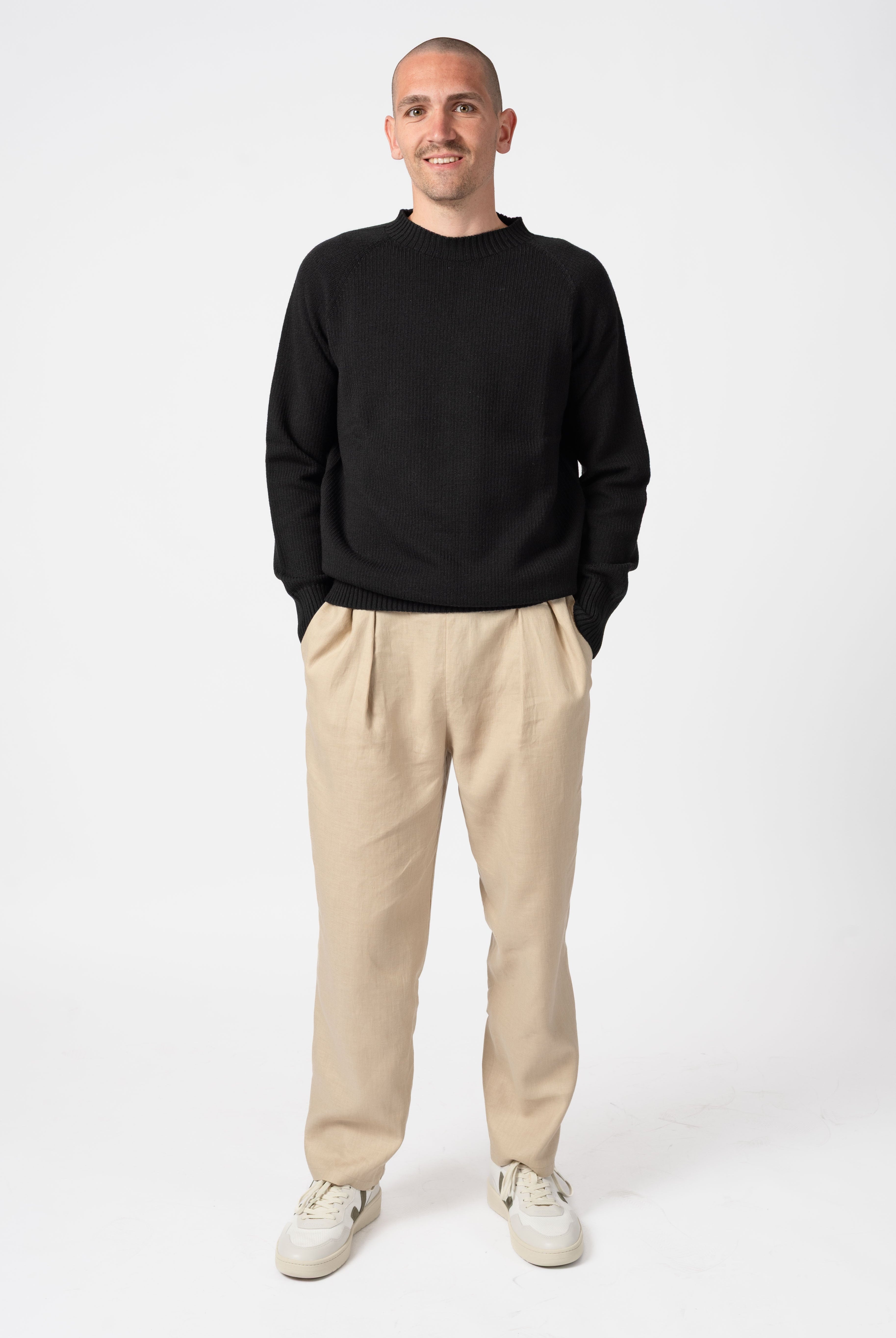 NNIstudio - CREW 2.0 Pullover Unisex - Birch Melange - XS -