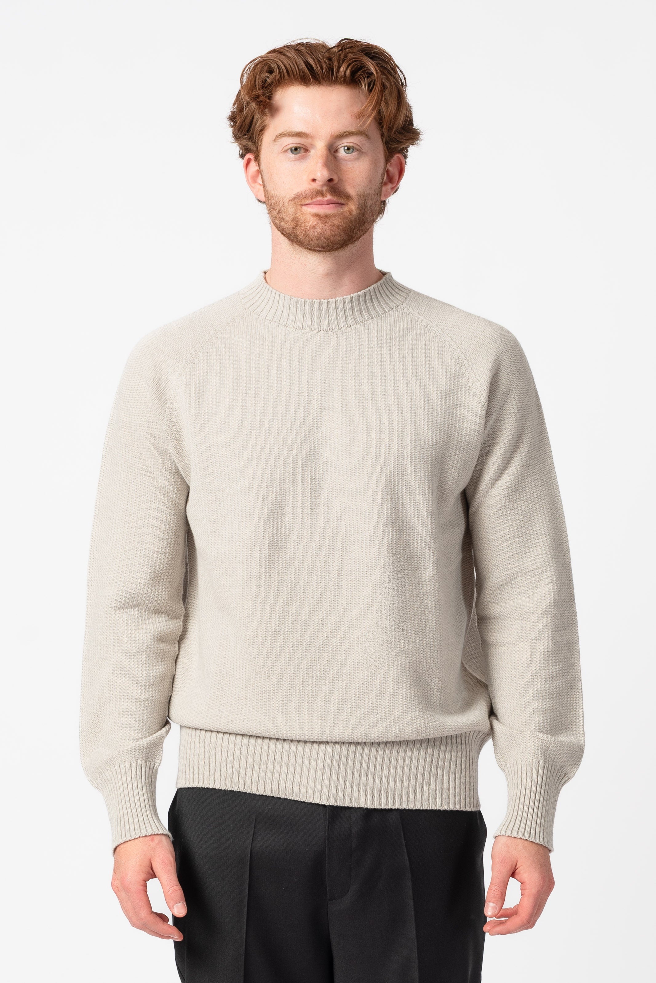 NNIstudio - CREW 2.0 Pullover Unisex - Birch Melange - XS -