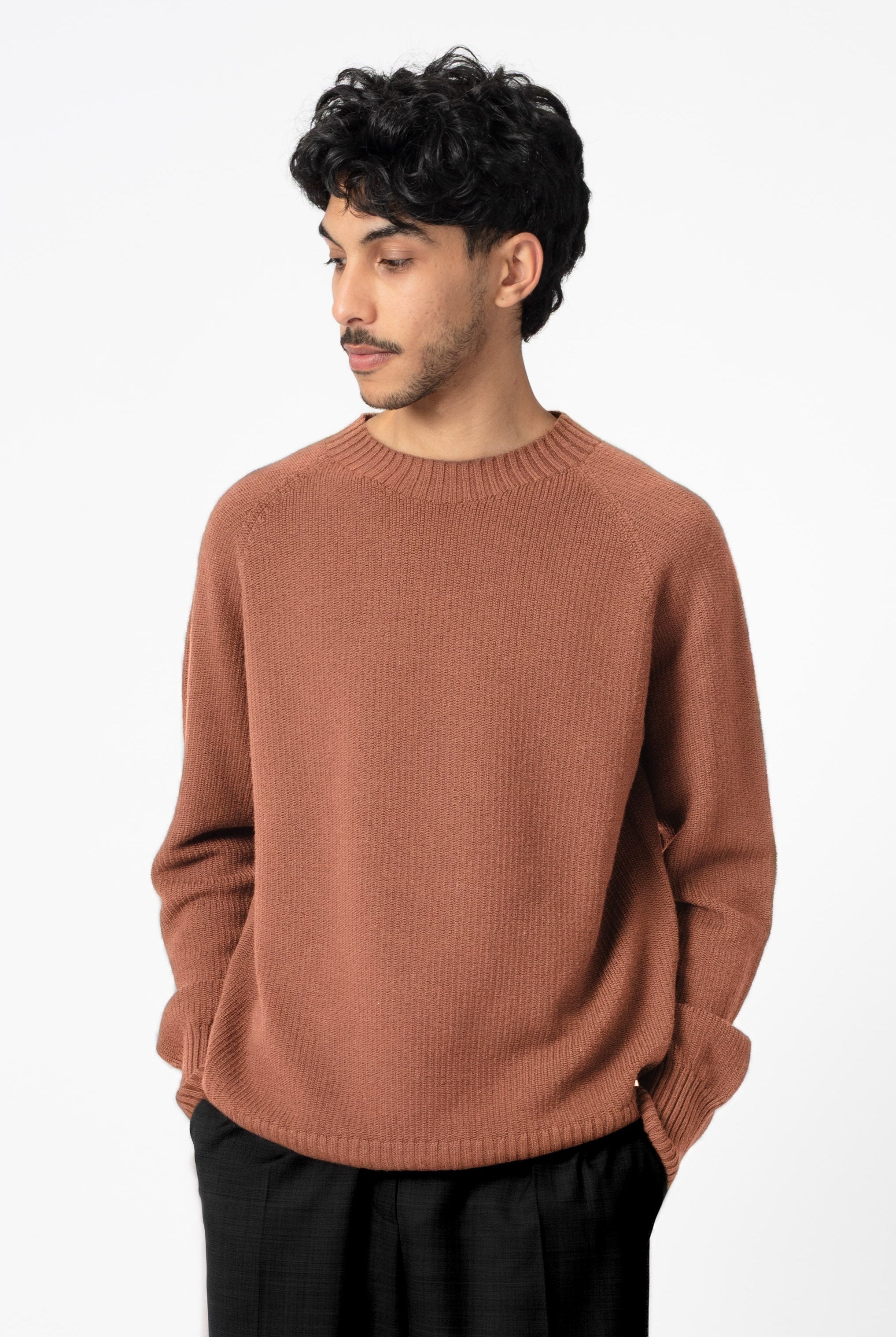 NNIstudio - CREW 2.0 Strick - Pullover - Brown Sugar - XS -