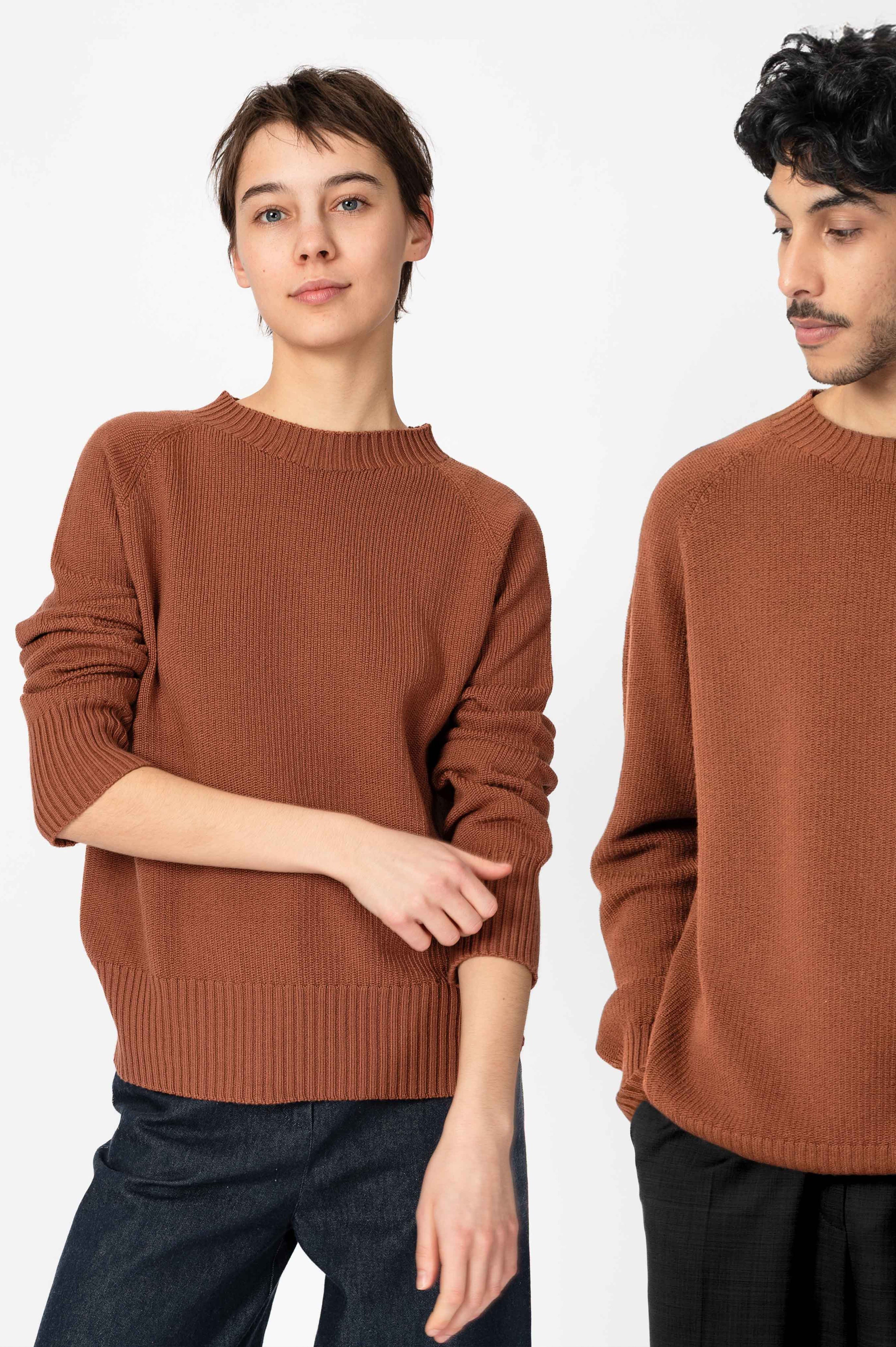 NNIstudio - CREW 2.0 Strick - Pullover - Brown Sugar - XS -