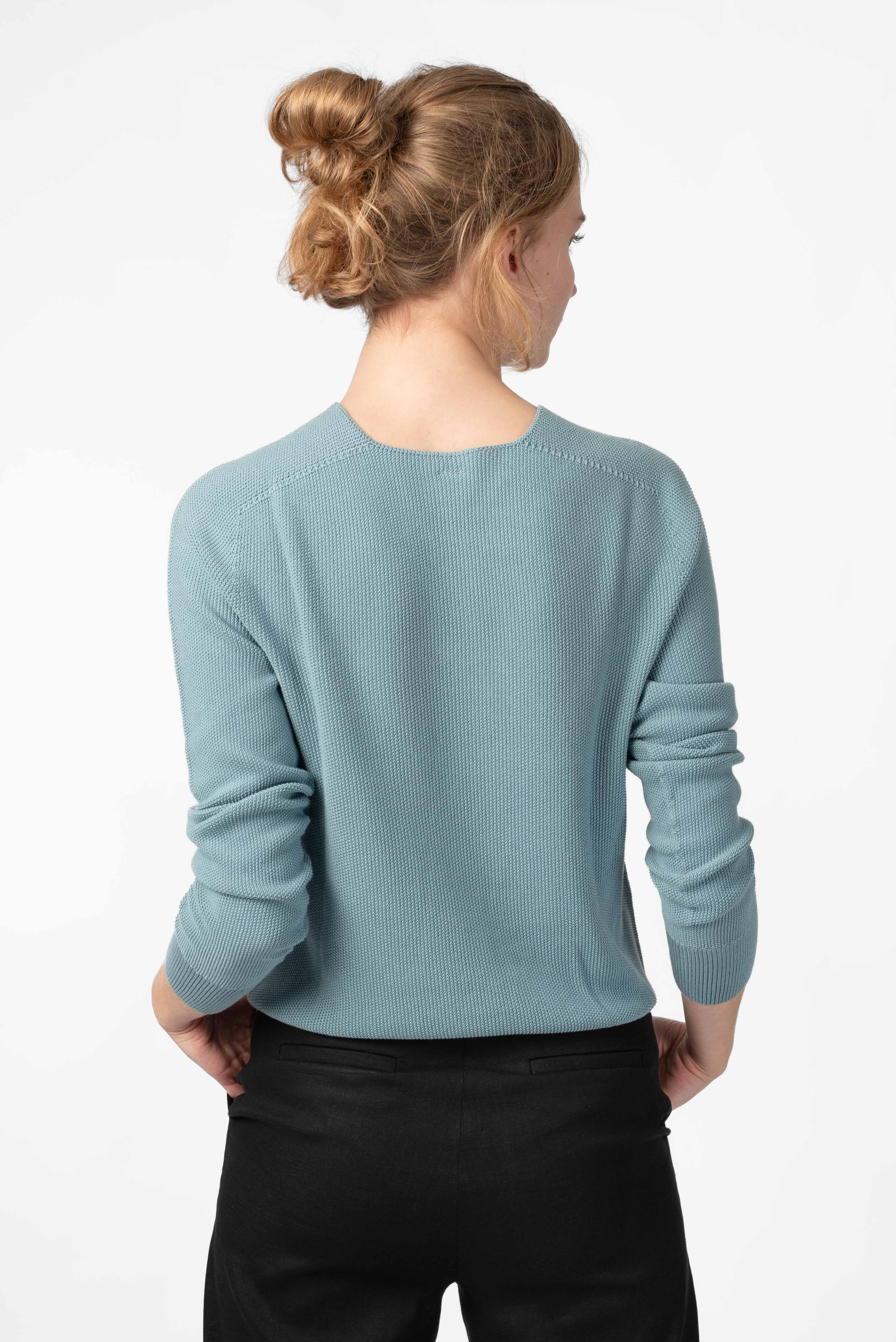 NNIstudio - CRISP Pullover Unisex - Arona Blau - XS -