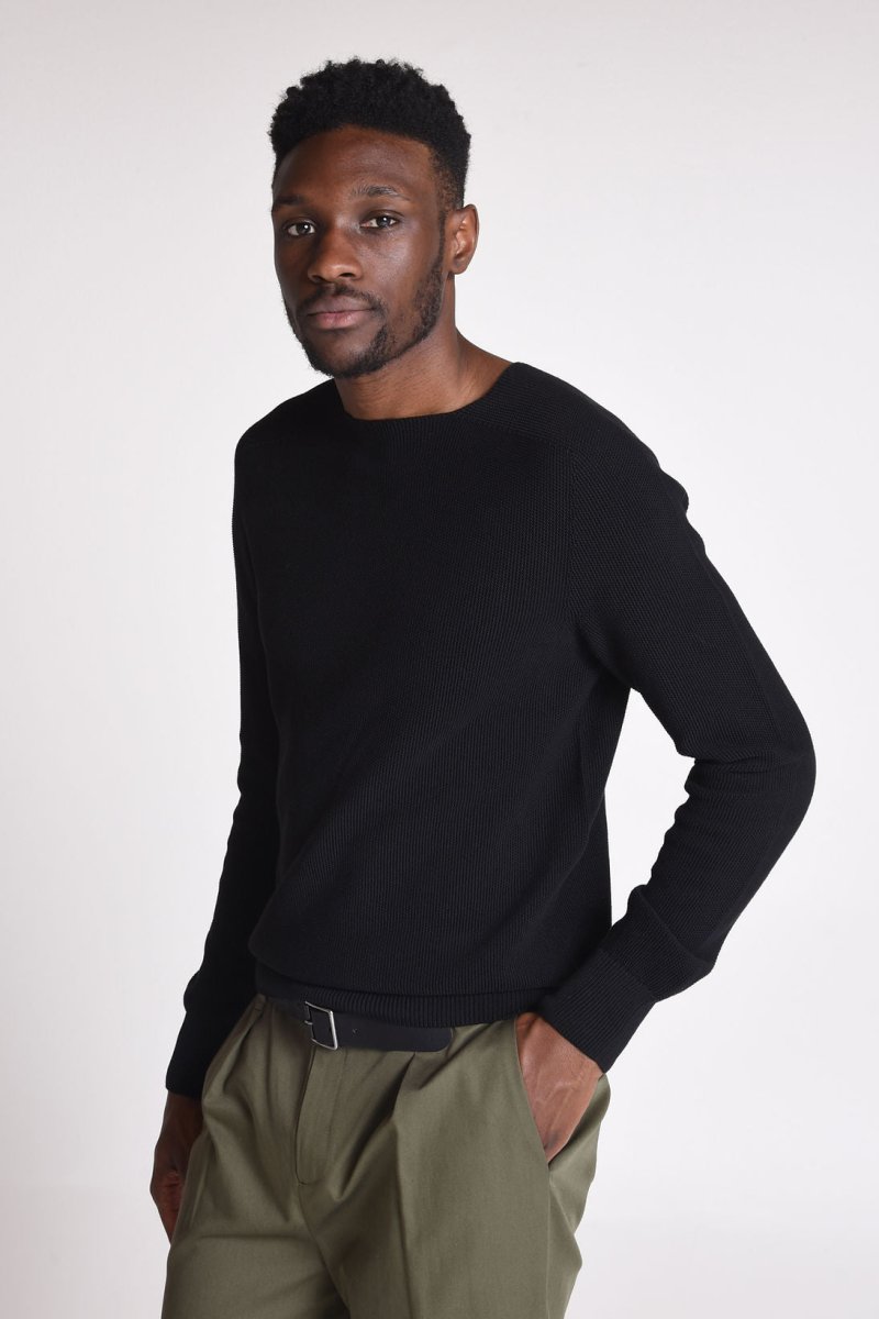 NNIstudio - CRISP Pullover Unisex - Schwarz - XS -