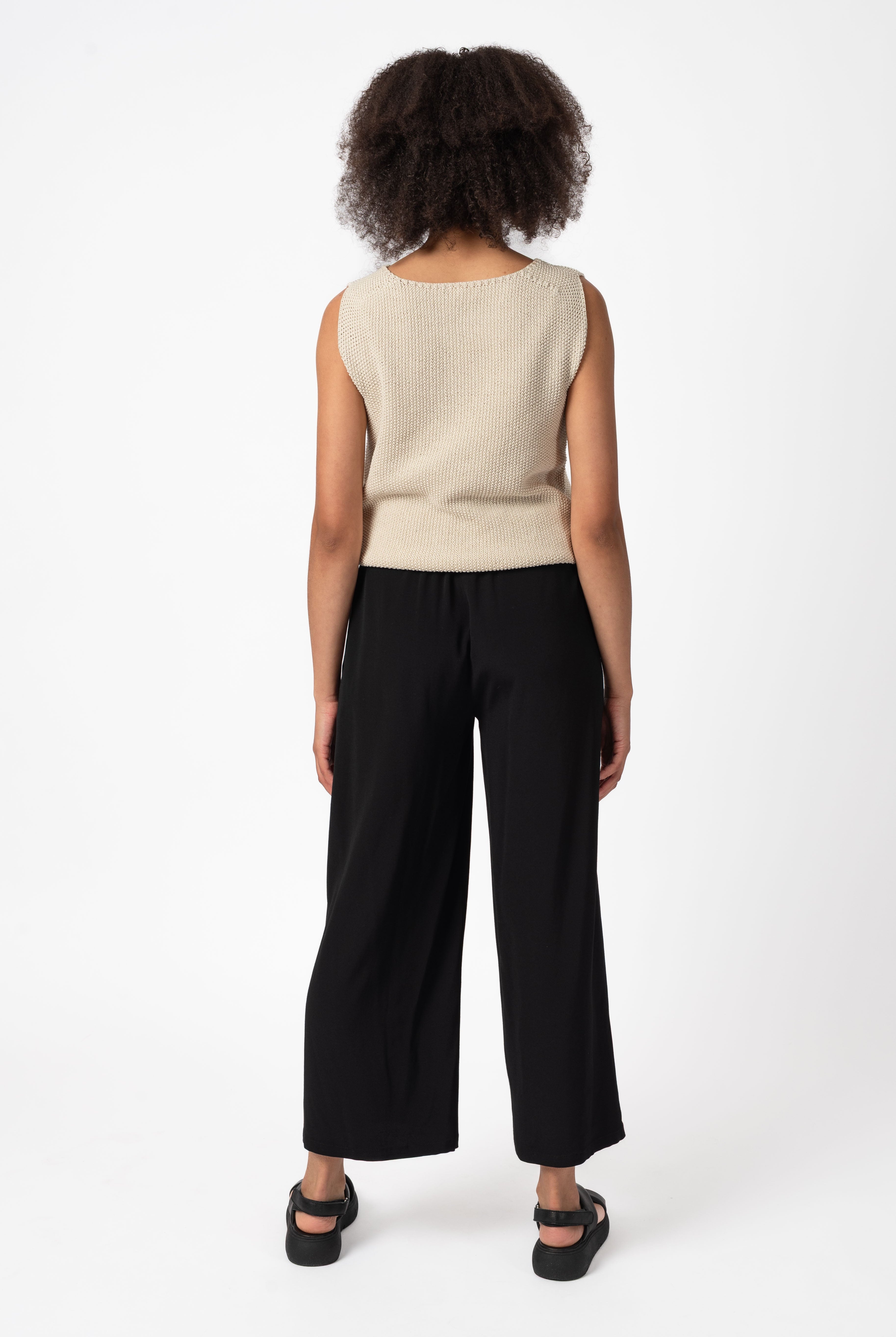 NNIstudio - CRISP Pullunder Unisex - Pearl White - XS -