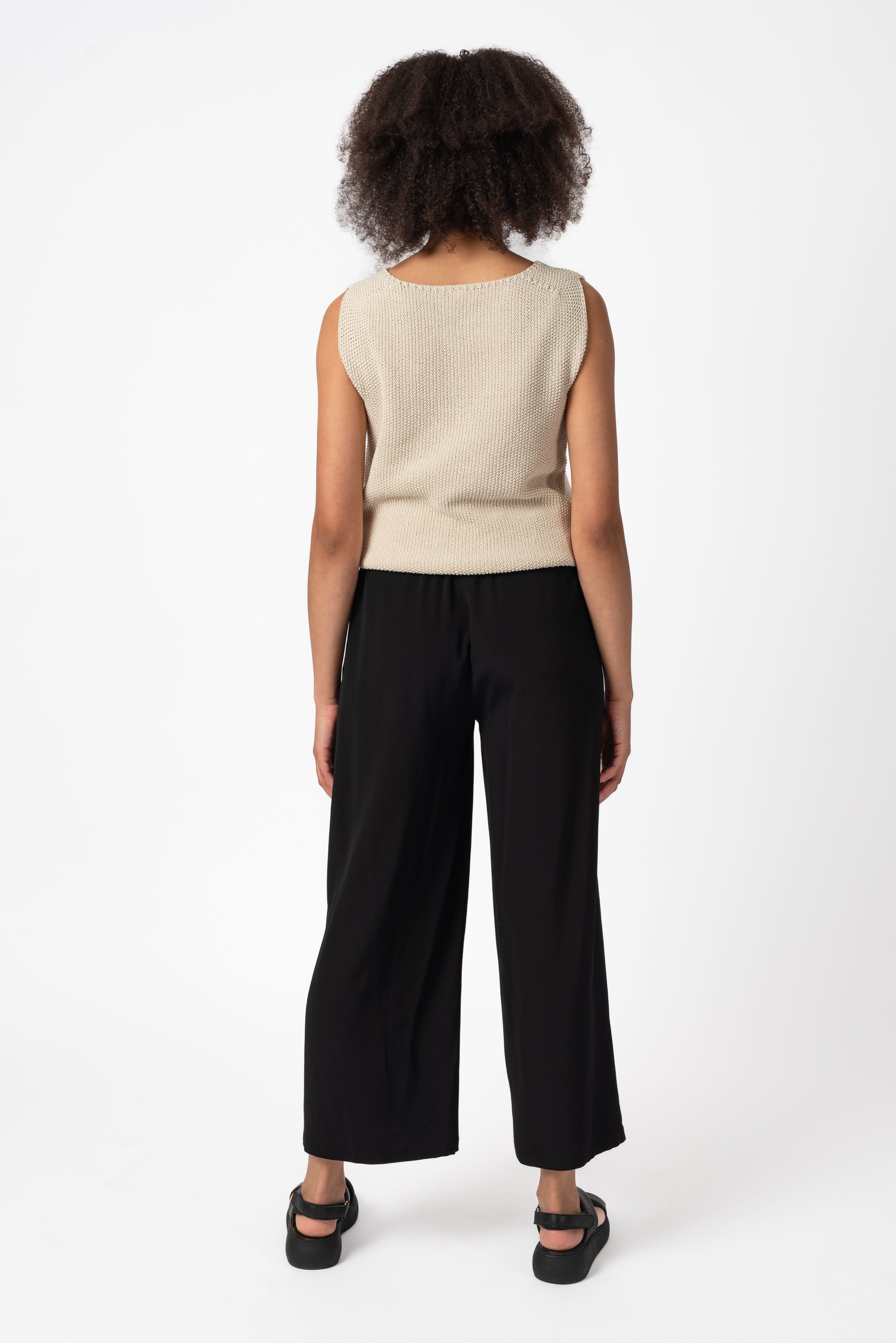 NNIstudio - CRISP Pullunder Unisex - Pearl White - XS -