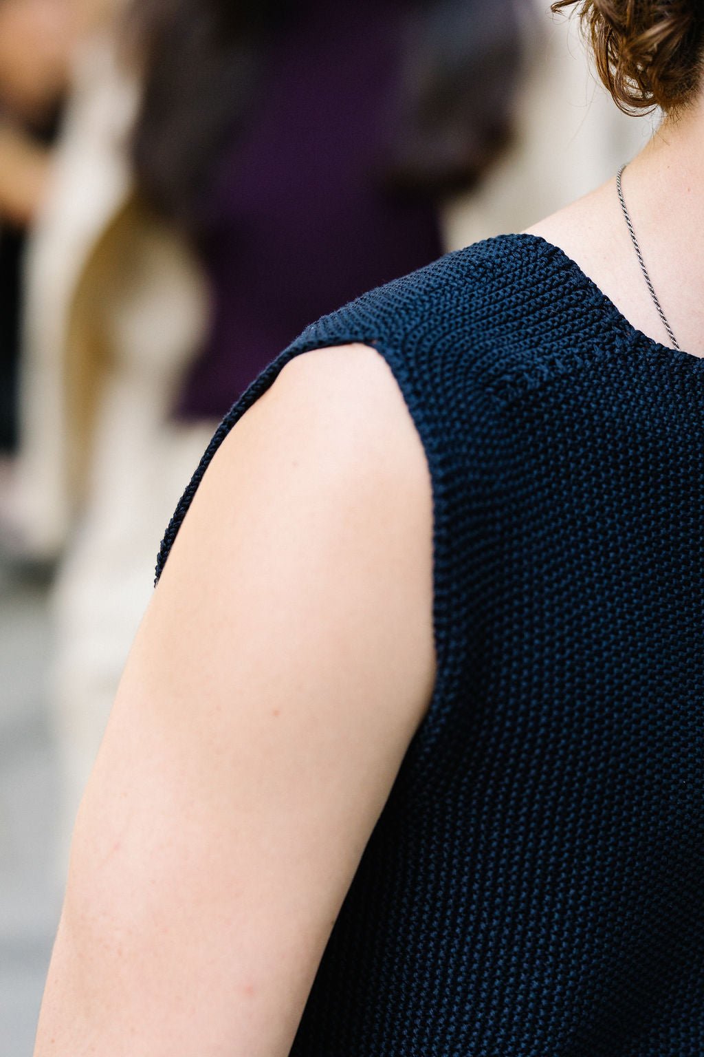 NNIstudio - CRISP Strick - Pullunder - Carbon Blue - XS -