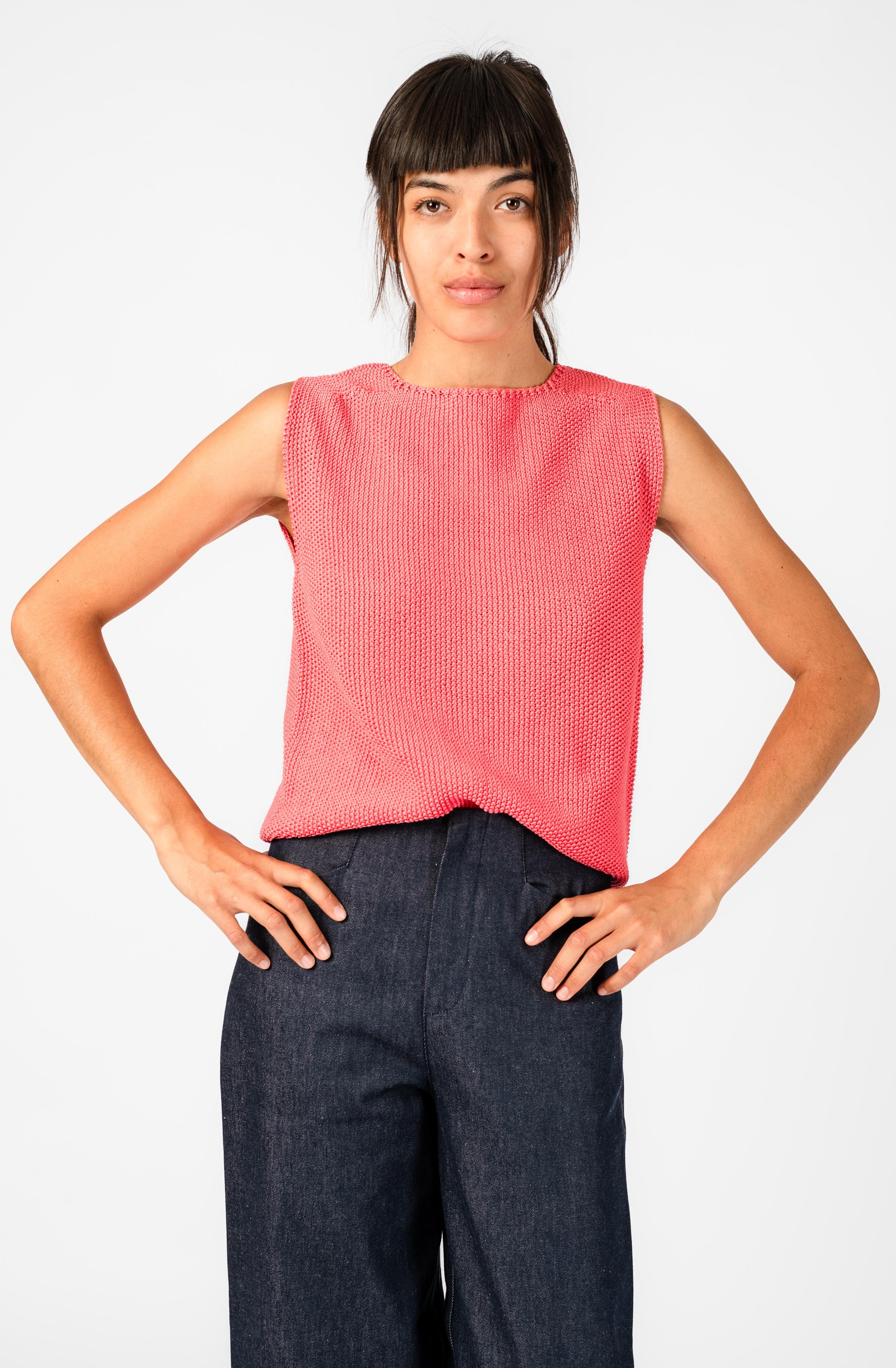 NNIstudio - CRISP Strick-Pullunder - Paradise Pink - XS -
