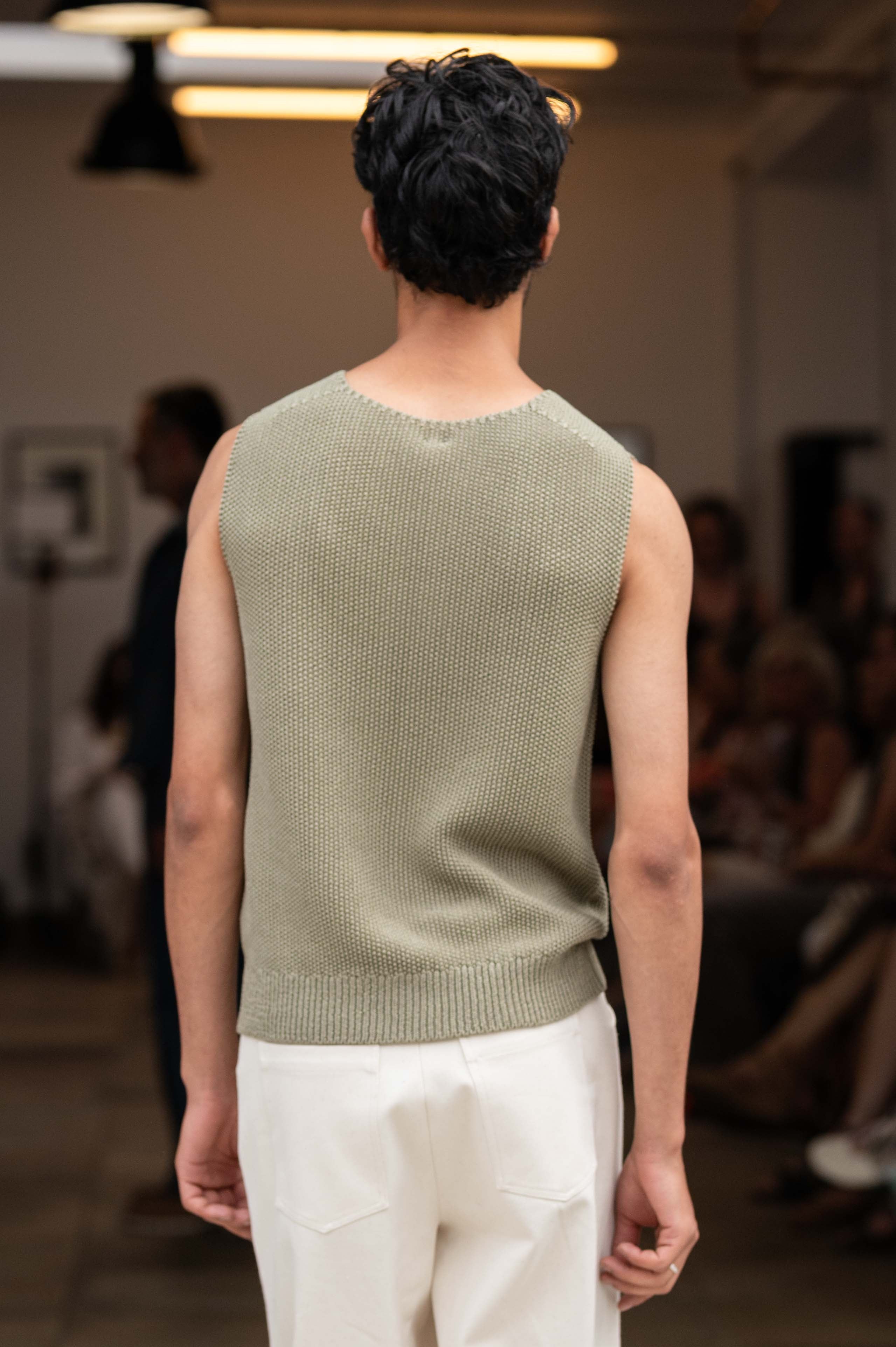 NNIstudio - CRISP Strick-Pullunder - Pearl White - XS -