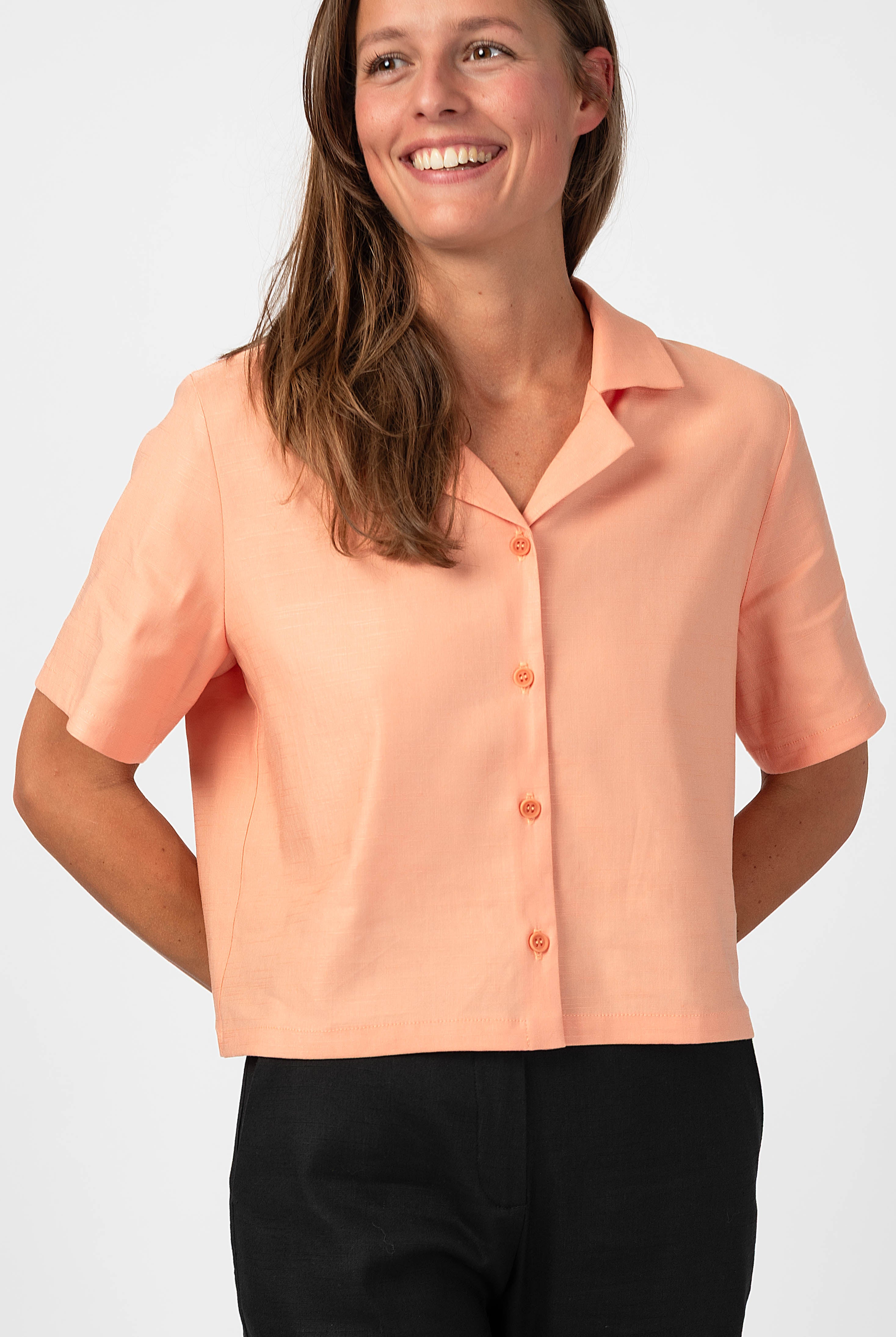 NNIstudio - CUBAN 2.0 Bluse - Coral - XS/S -