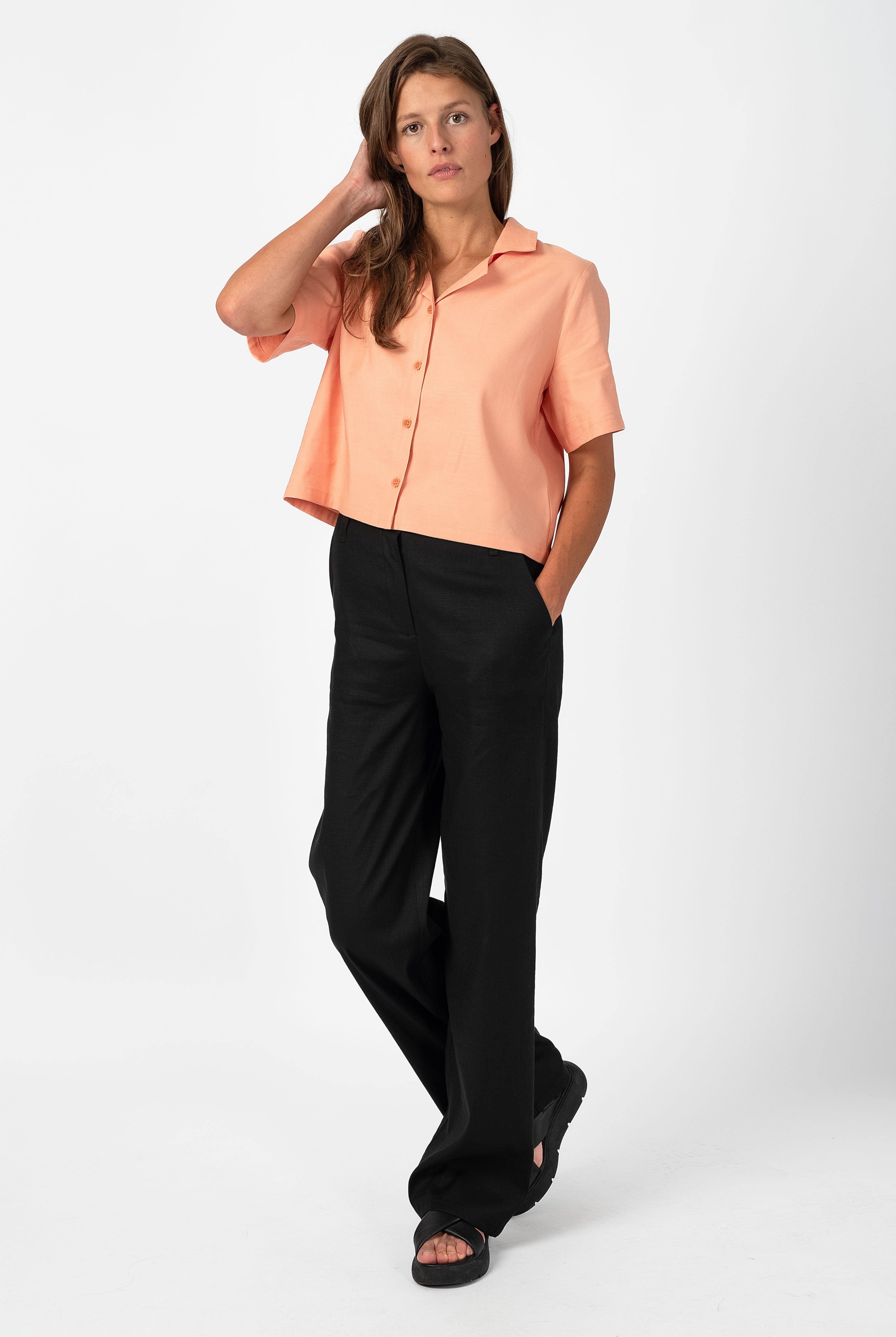 NNIstudio - CUBAN 2.0 Bluse - Coral - XS -