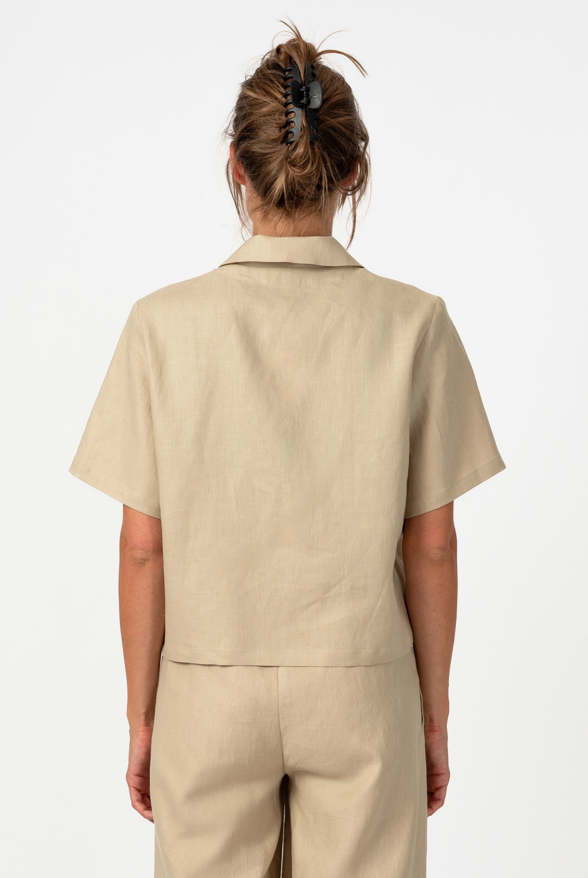 NNIstudio - CUBAN 3.0 Hemd Leinen - India Blue - XS -