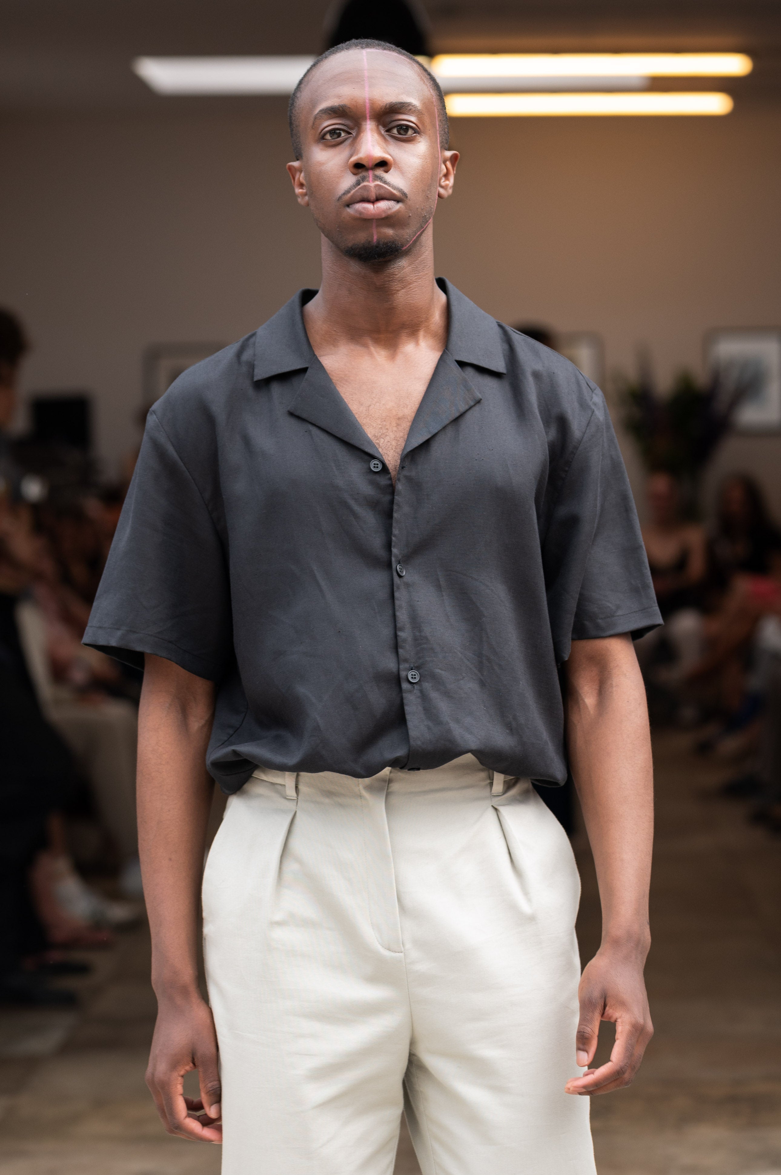 NNIstudio - CUBAN Hemd - Phantom Black - XS -