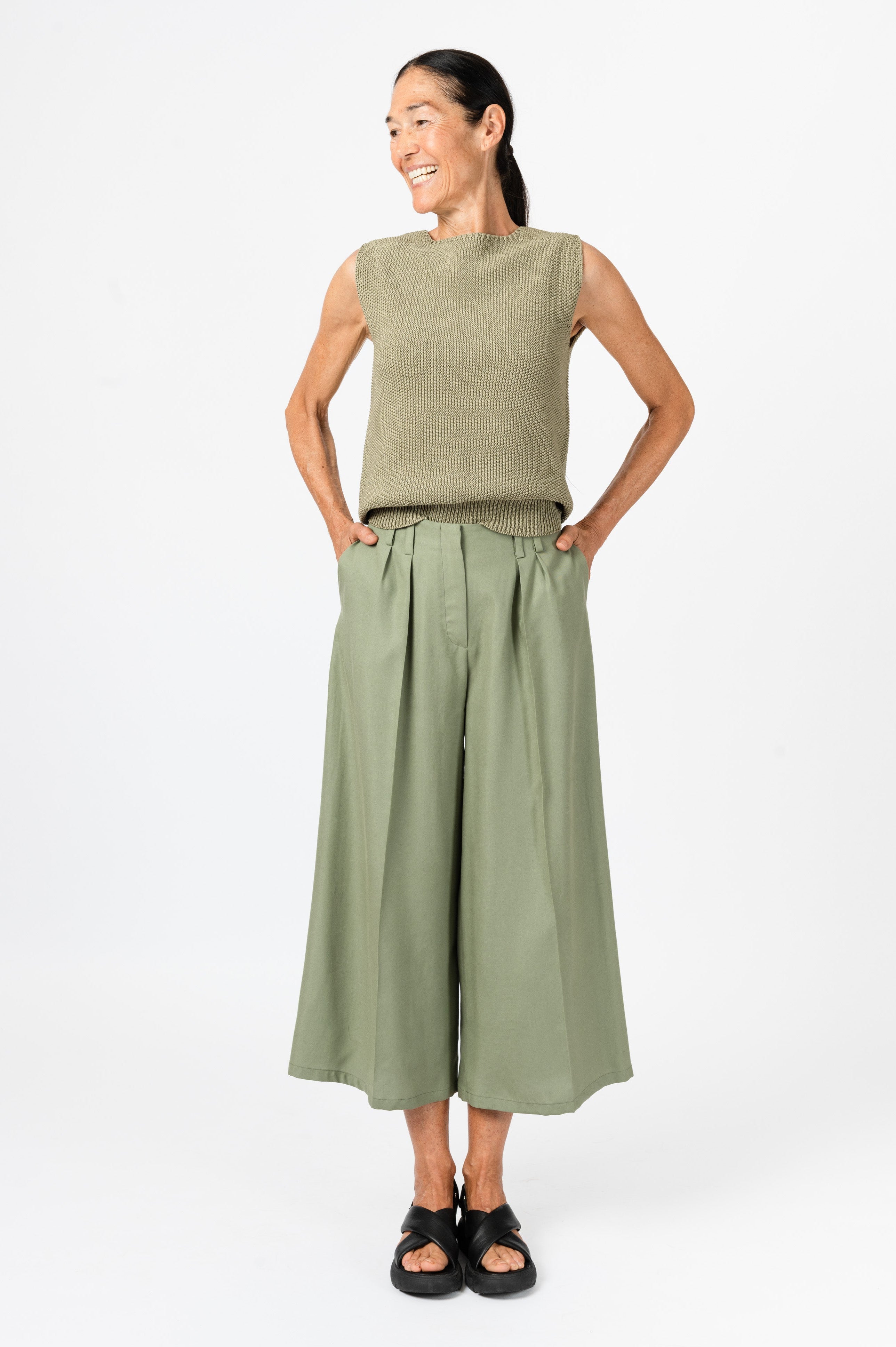 NNIstudio - FLOW Culotte - Sage Green (Limited) - XS -