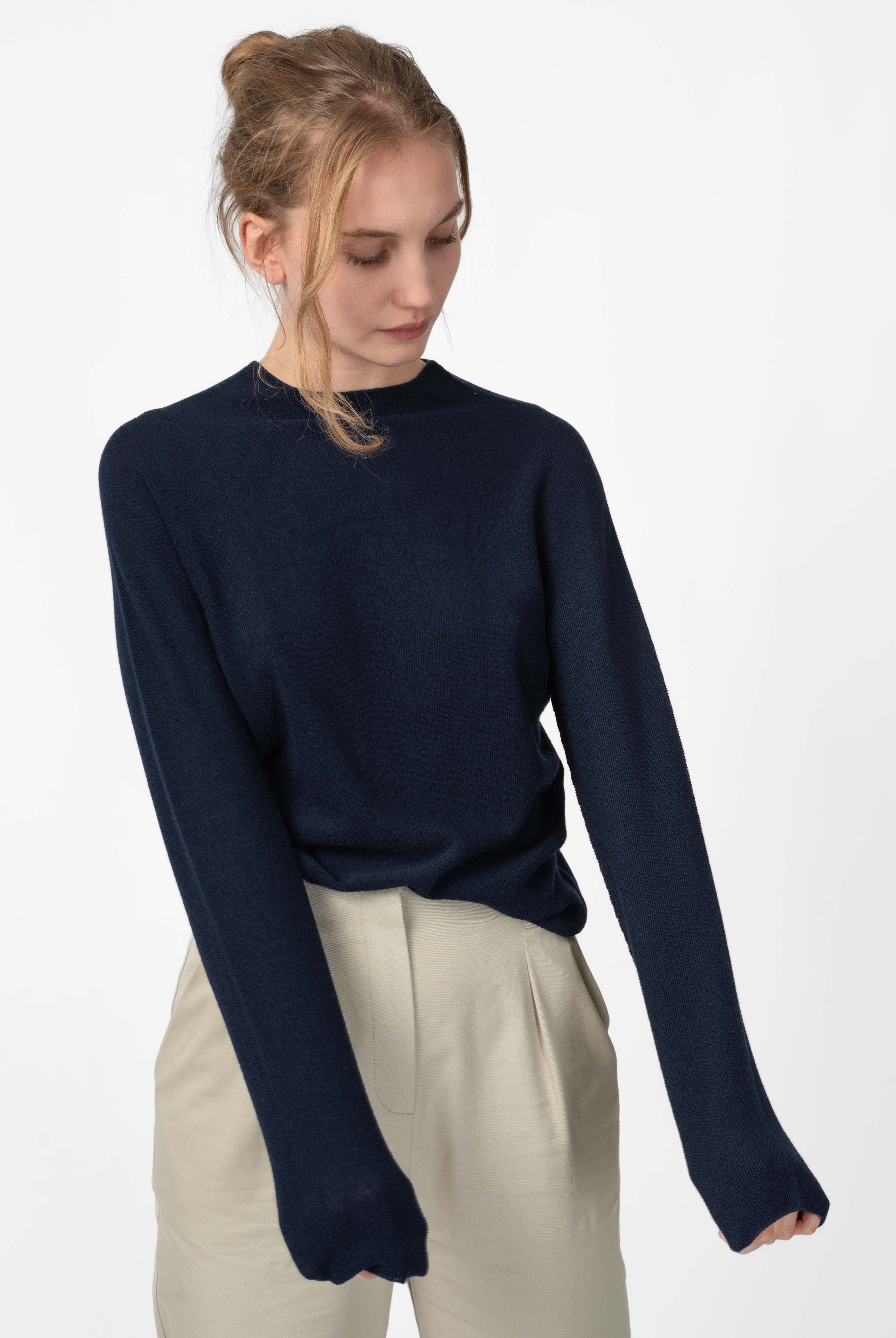 NNIstudio - HALFWAY Pullover Unisex - Insignia Blue - XS -