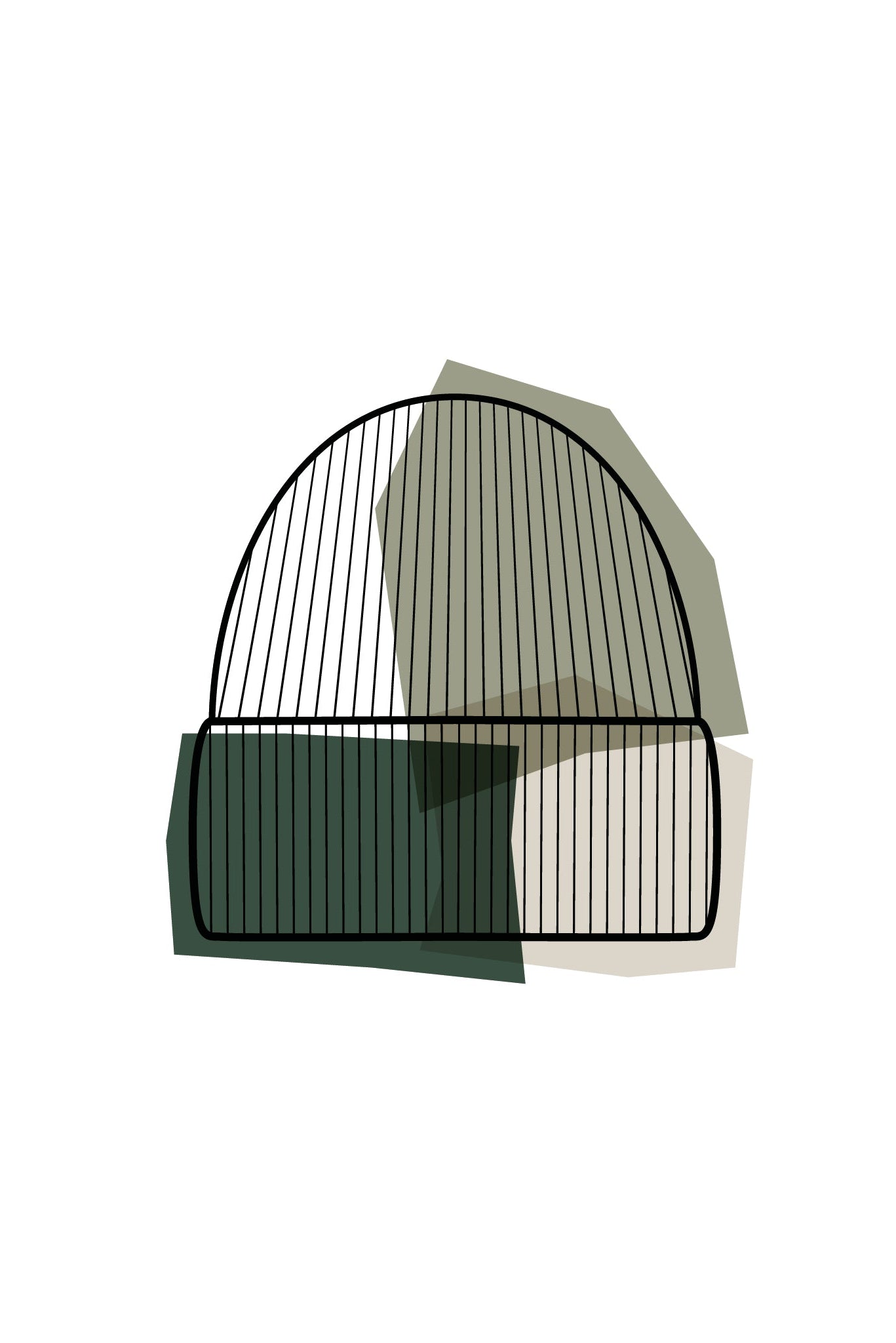 NNIstudio - KINDER Beanie - Dark Green -