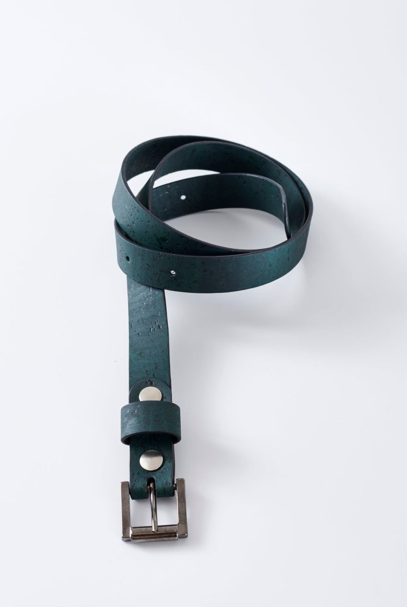 NNIstudio - KORK Gürtel - Grün - 85cm -