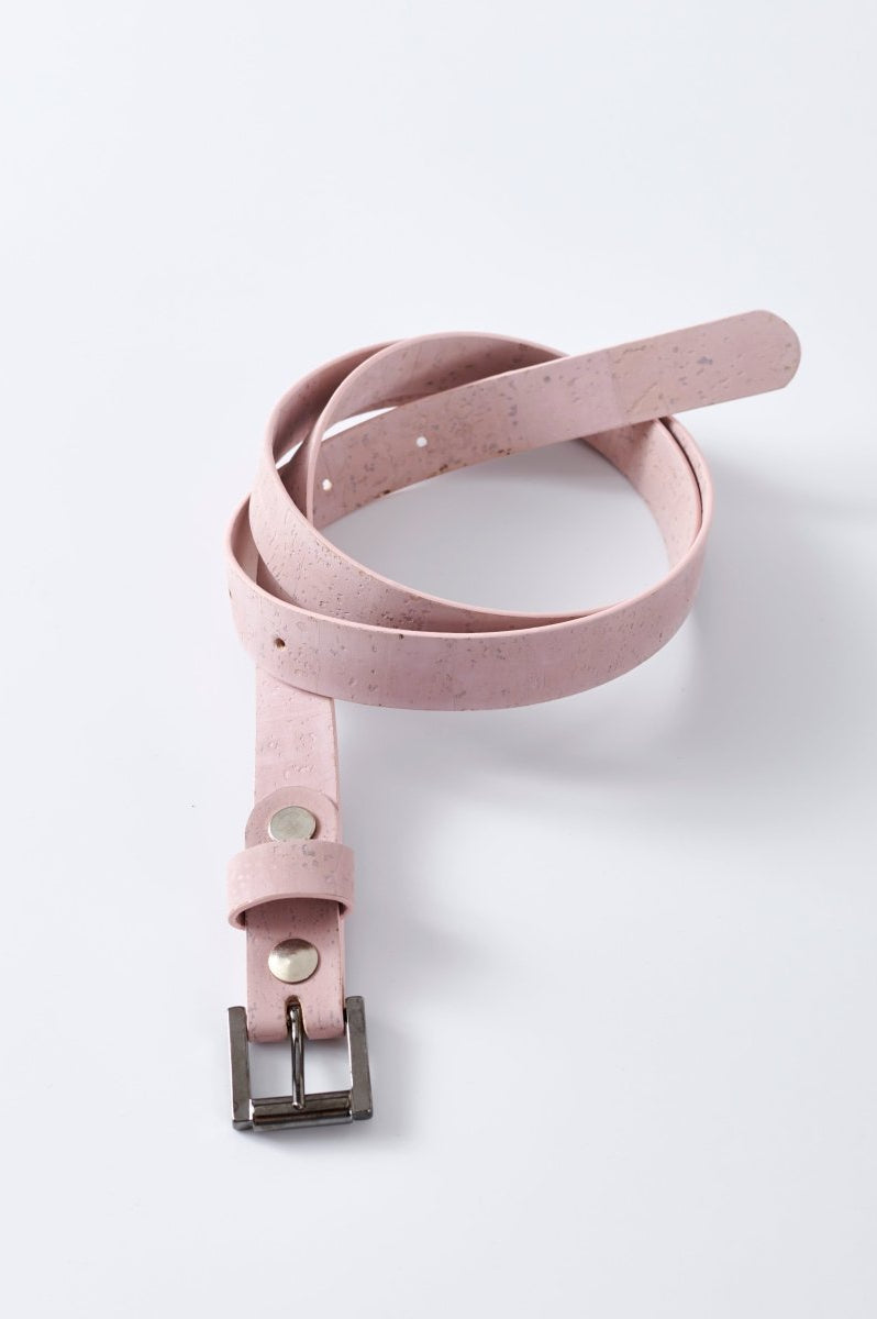 NNIstudio - KORK Gürtel - Puder - 90cm -
