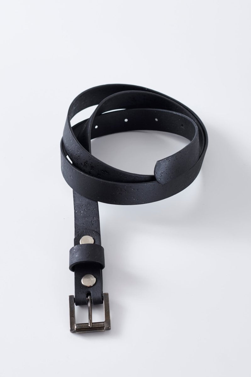 NNIstudio - KORK Gürtel - Schwarz - 85cm -