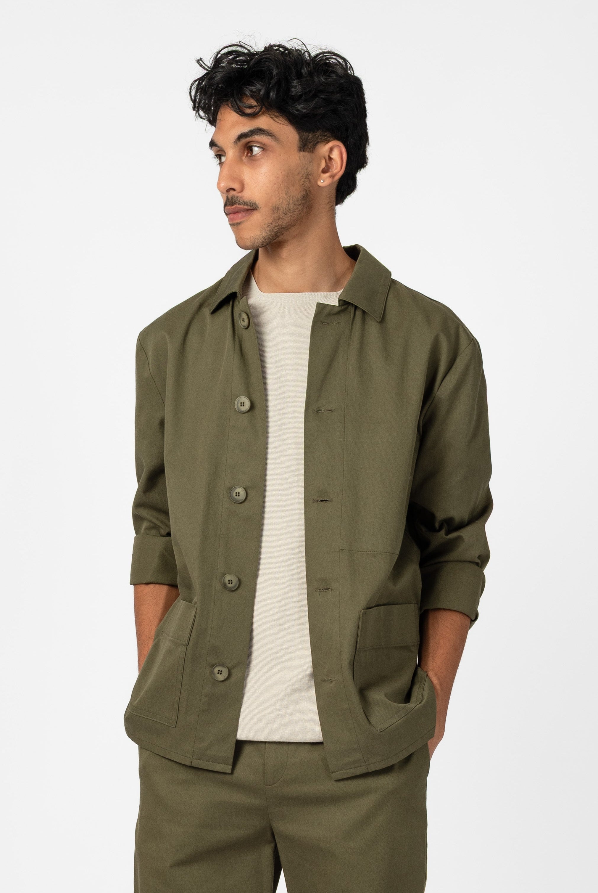 NNIstudio - LAB | CARGO Jacke Light - Loden Green - M -