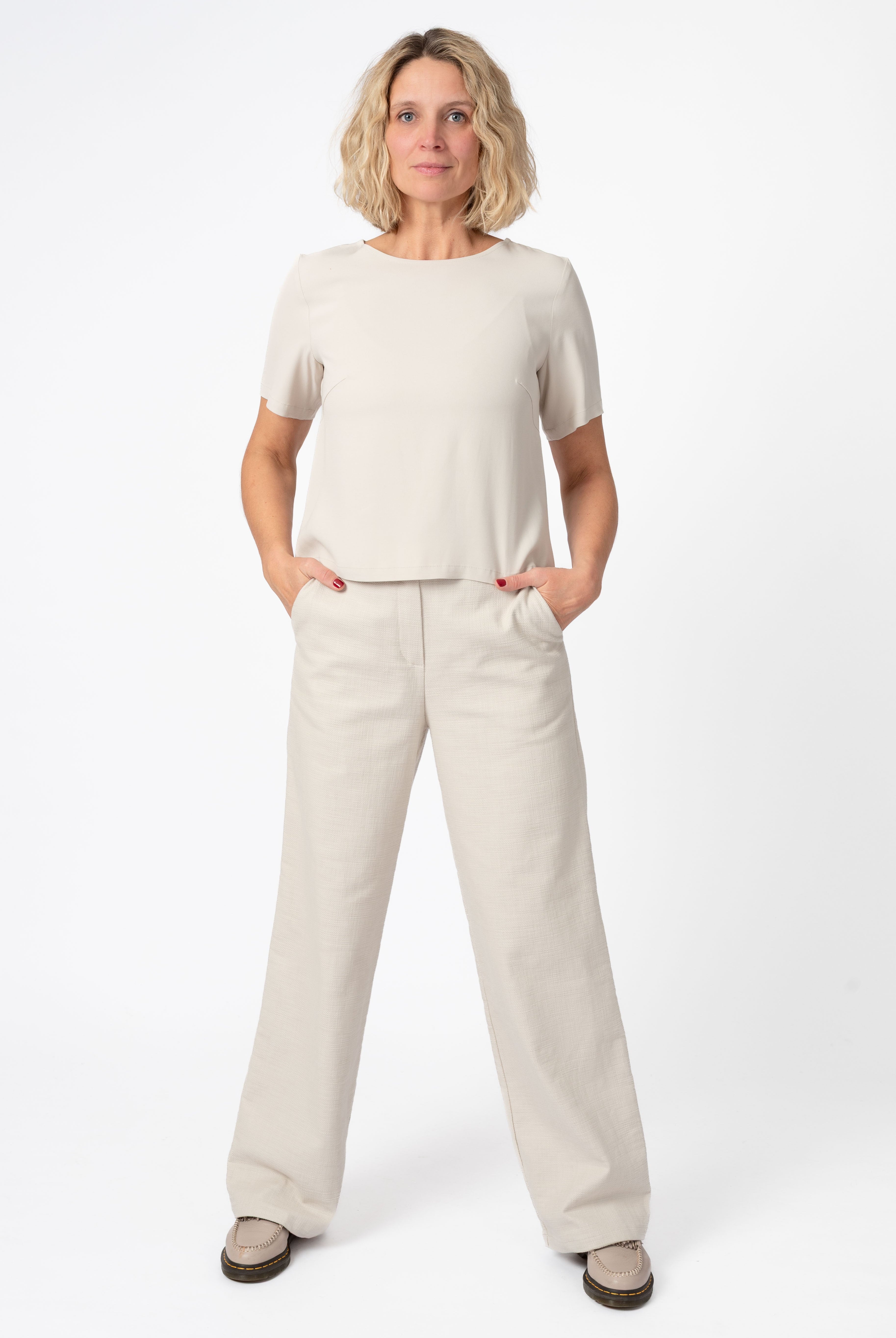 NNIstudio - LAB I MARLENE 2.0 Hose Cotton - Birch White - XXS -