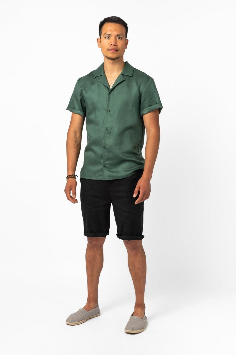 NNIstudio - LEINEN Shorts Male - Schwarz - XS -