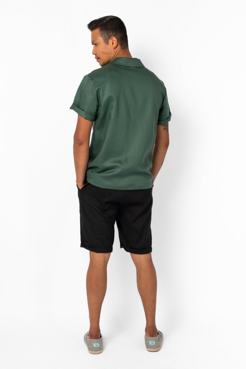 NNIstudio - LEINEN Shorts Male - Schwarz - XS -