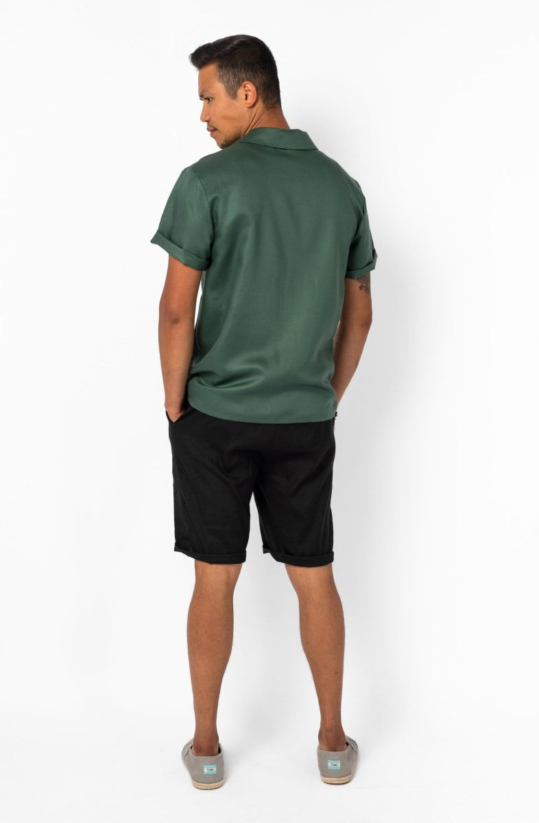 NNIstudio - LEINEN Shorts Male - Schwarz - XS -
