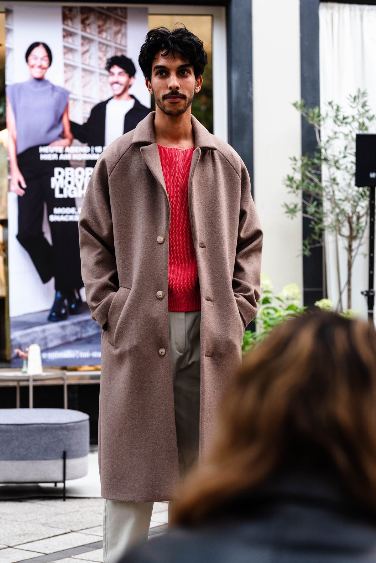 NNIstudio - LONGCOAT Wool - Taupe Grey - XS -