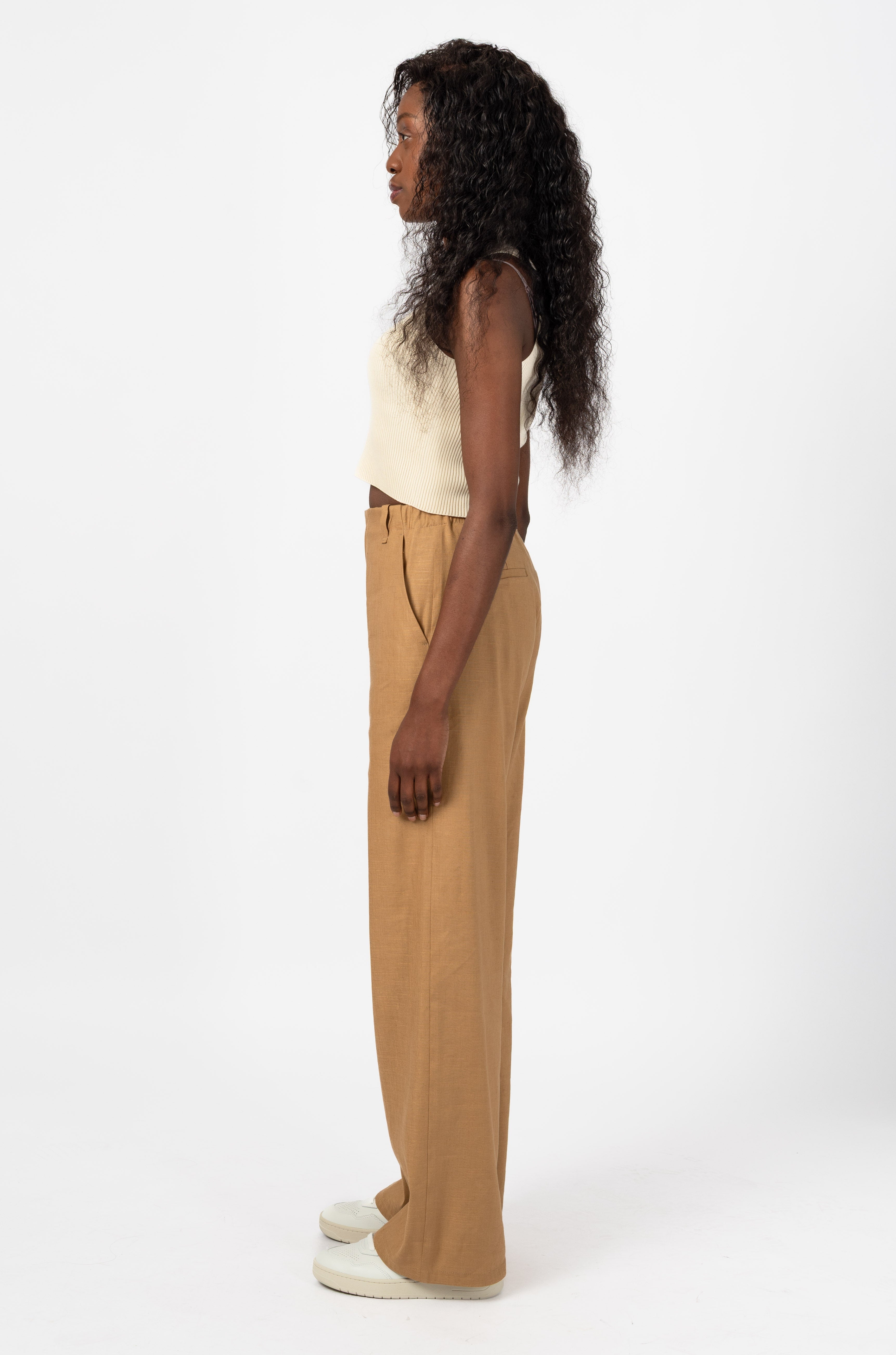 NNIstudio - MARLENE LEINEN 2.0 Hose - Phantom Black - XXS -