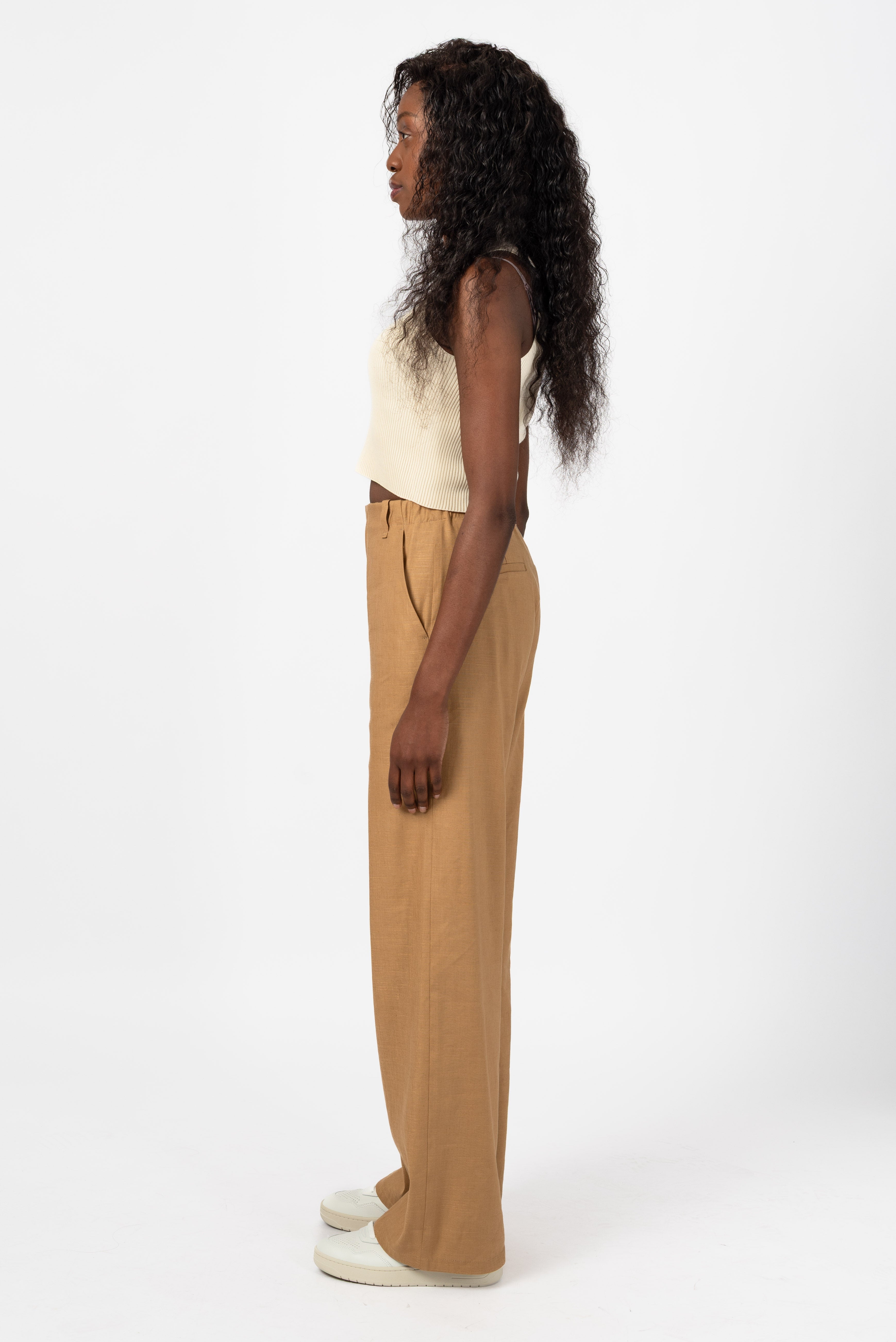 NNIstudio - MARLENE LEINEN 2.0 Hose - Phantom Black - XXS -