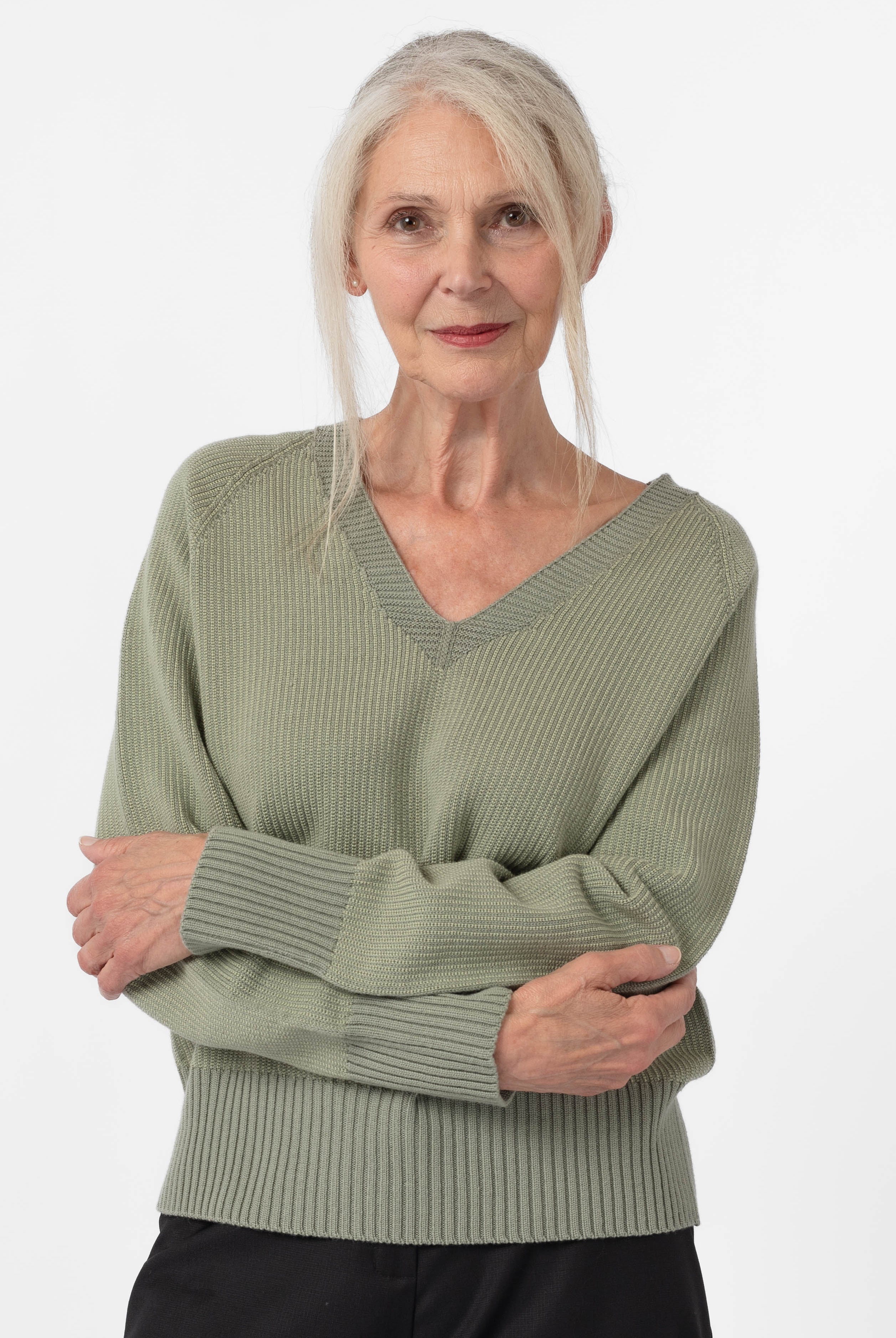 NNIstudio - MULTI Pullover - Pale Green / Lime - XS -