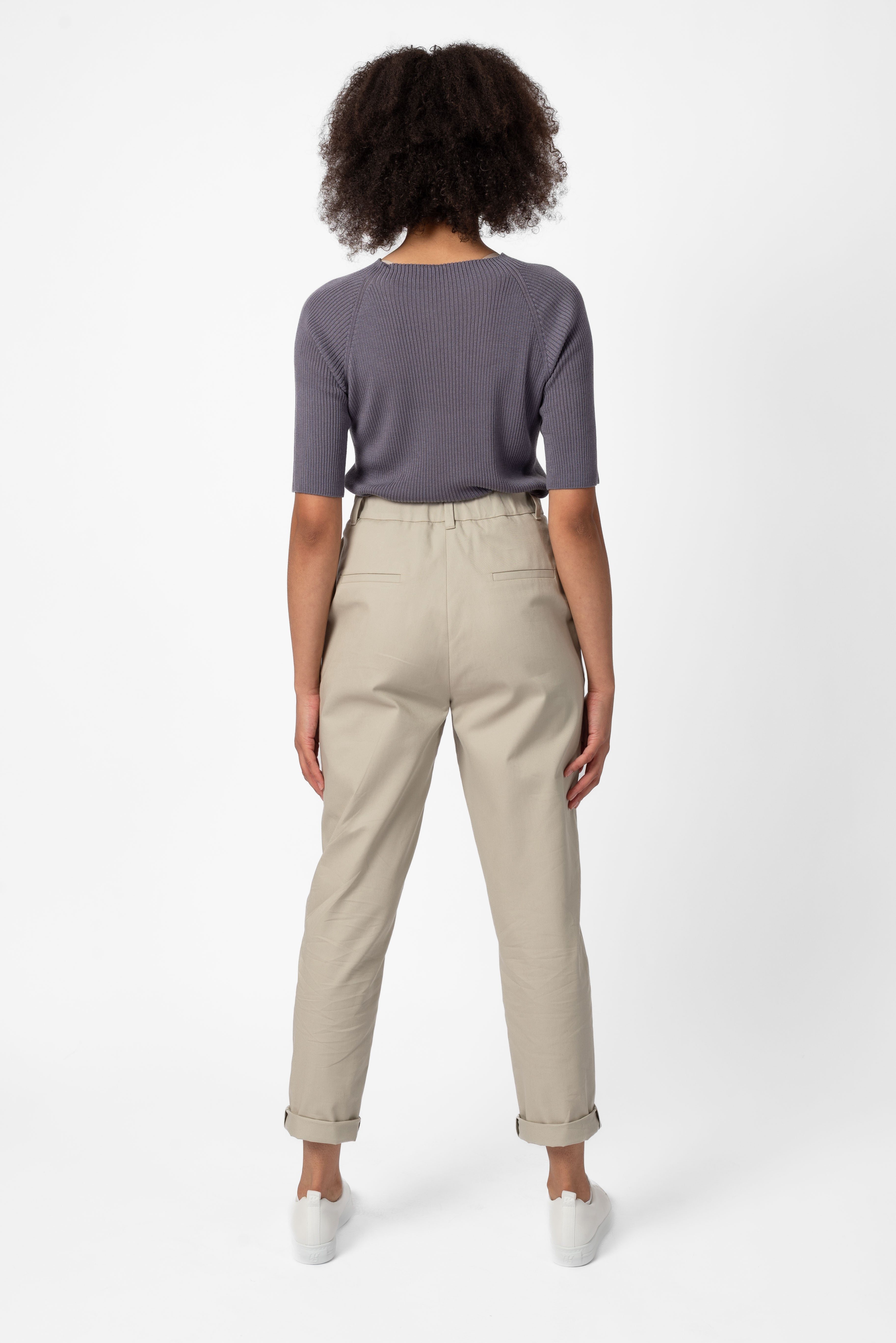 NNIstudio - NECKLINE Shirt - Blackberry Purple - XS -