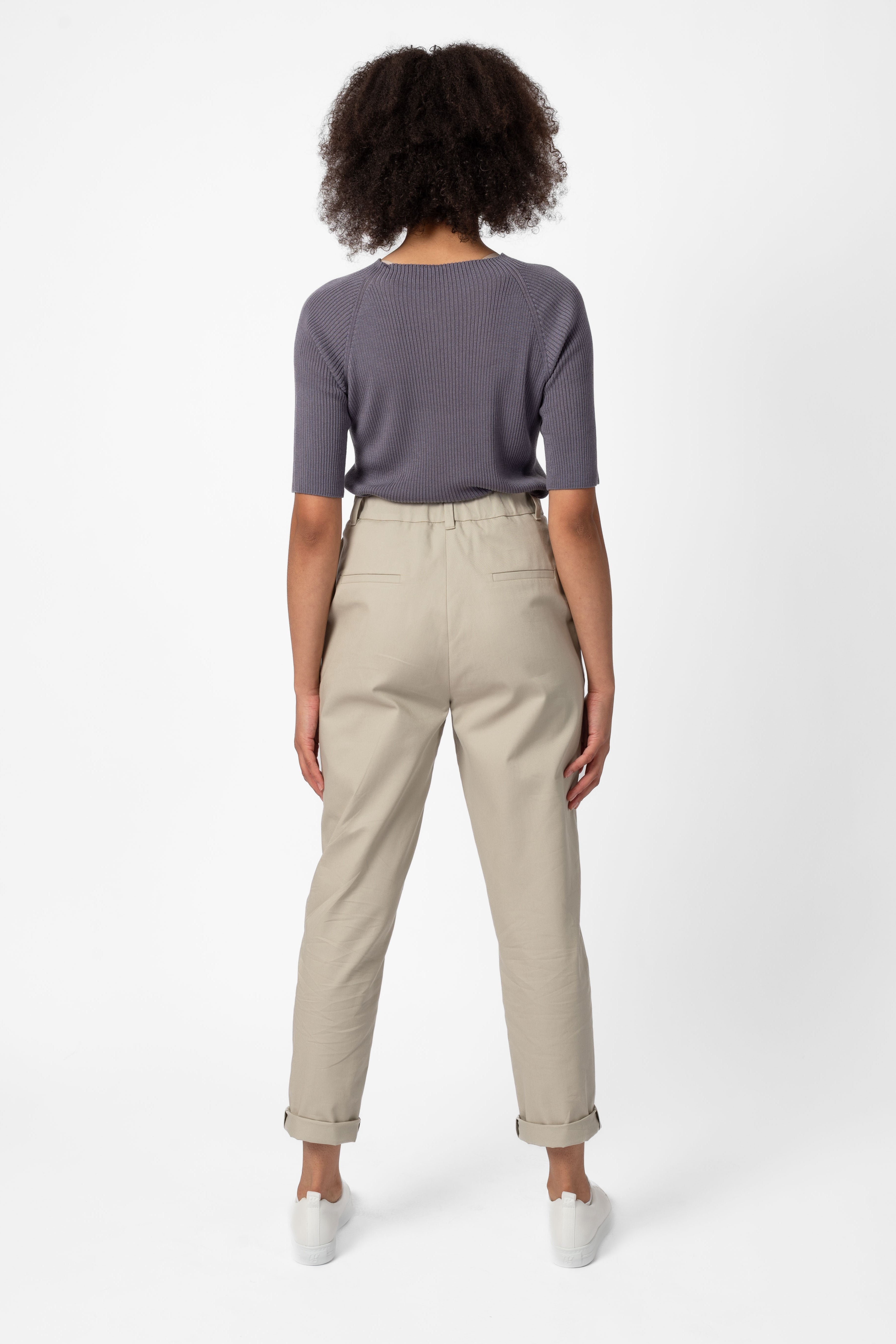 NNIstudio - NECKLINE Shirt - Blackberry Purple - XS -