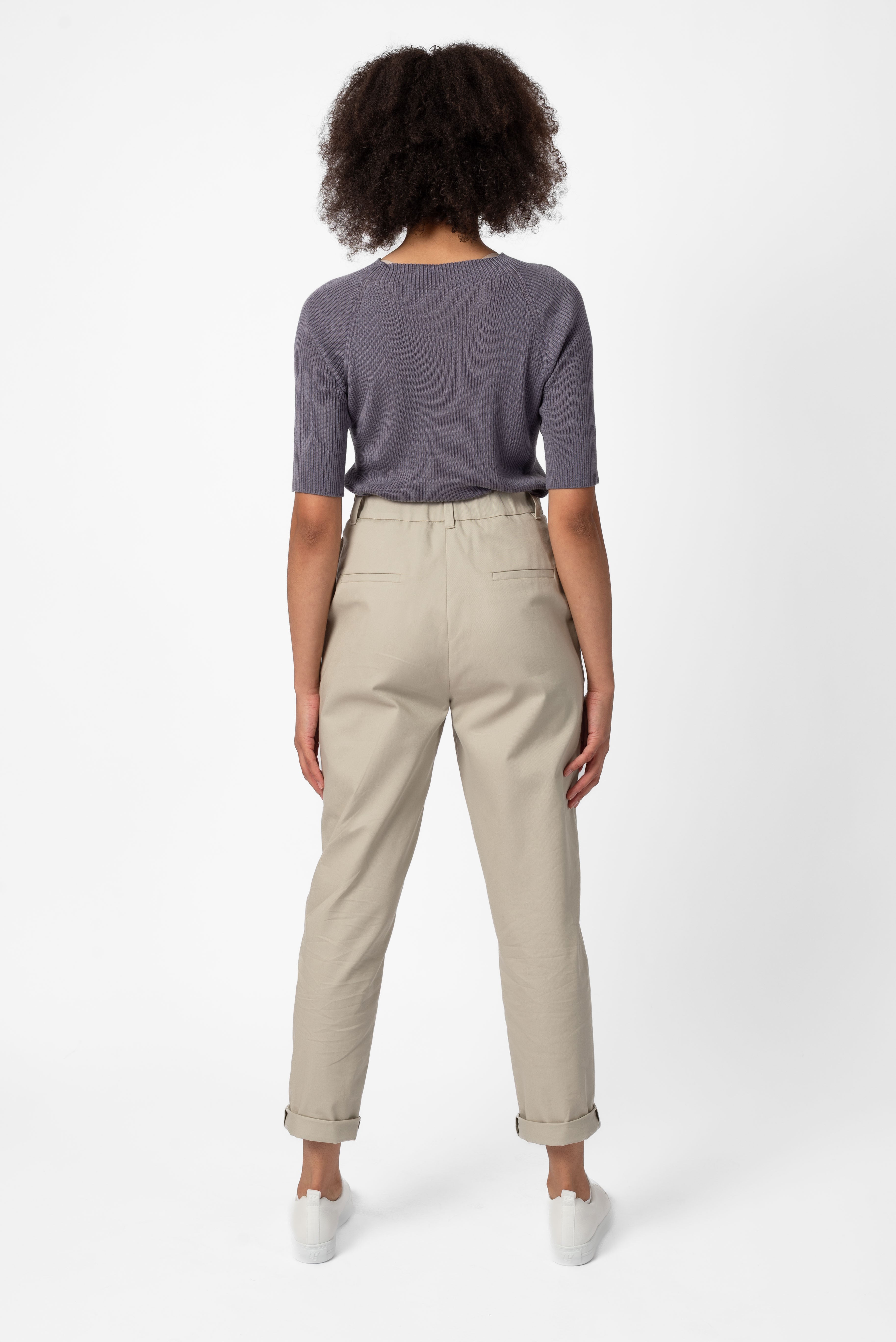 NNIstudio - NECKLINE Shirt - Blackberry Purple - XS -