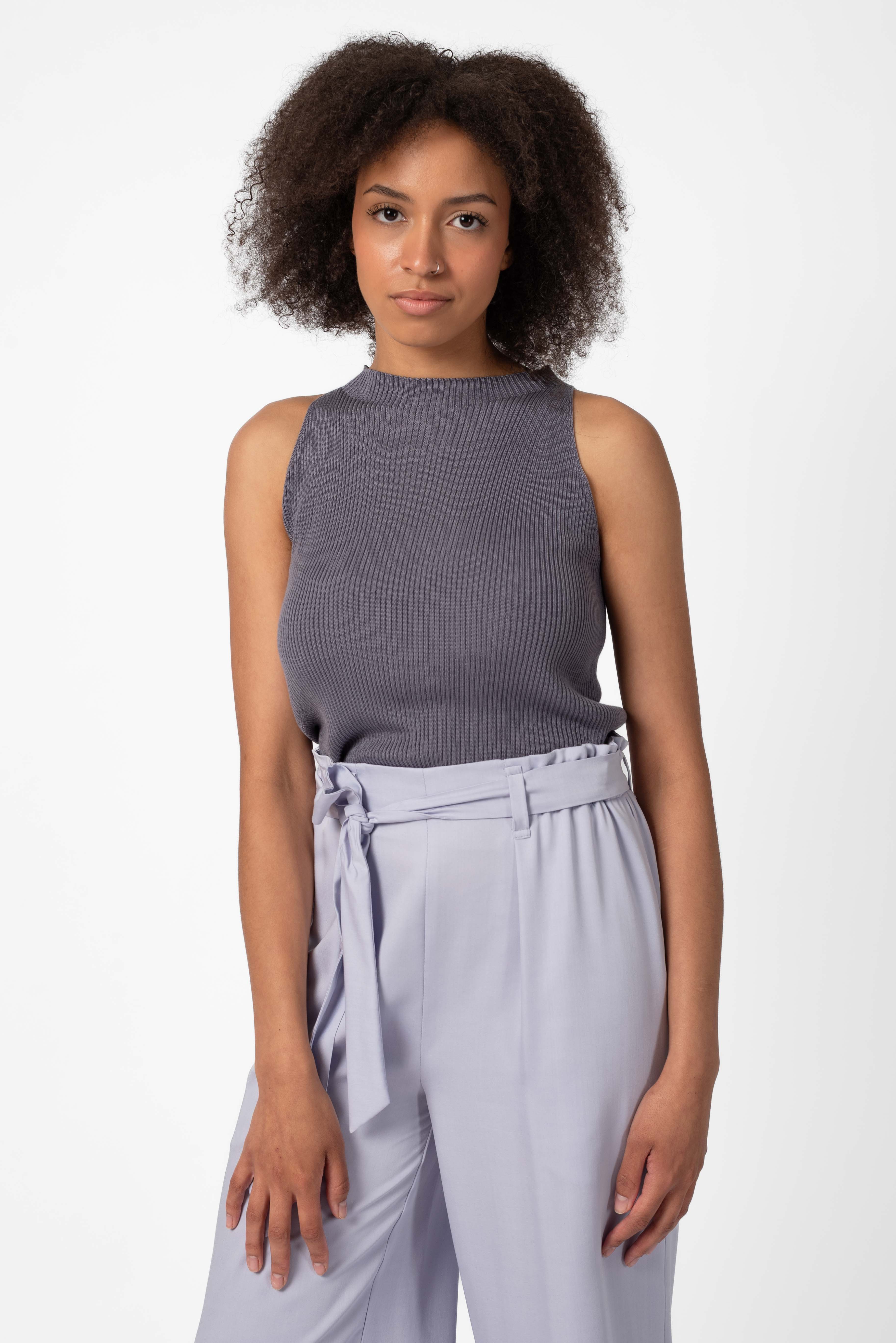 NNIstudio - NECKLINE Top - Ash Purple - XS -