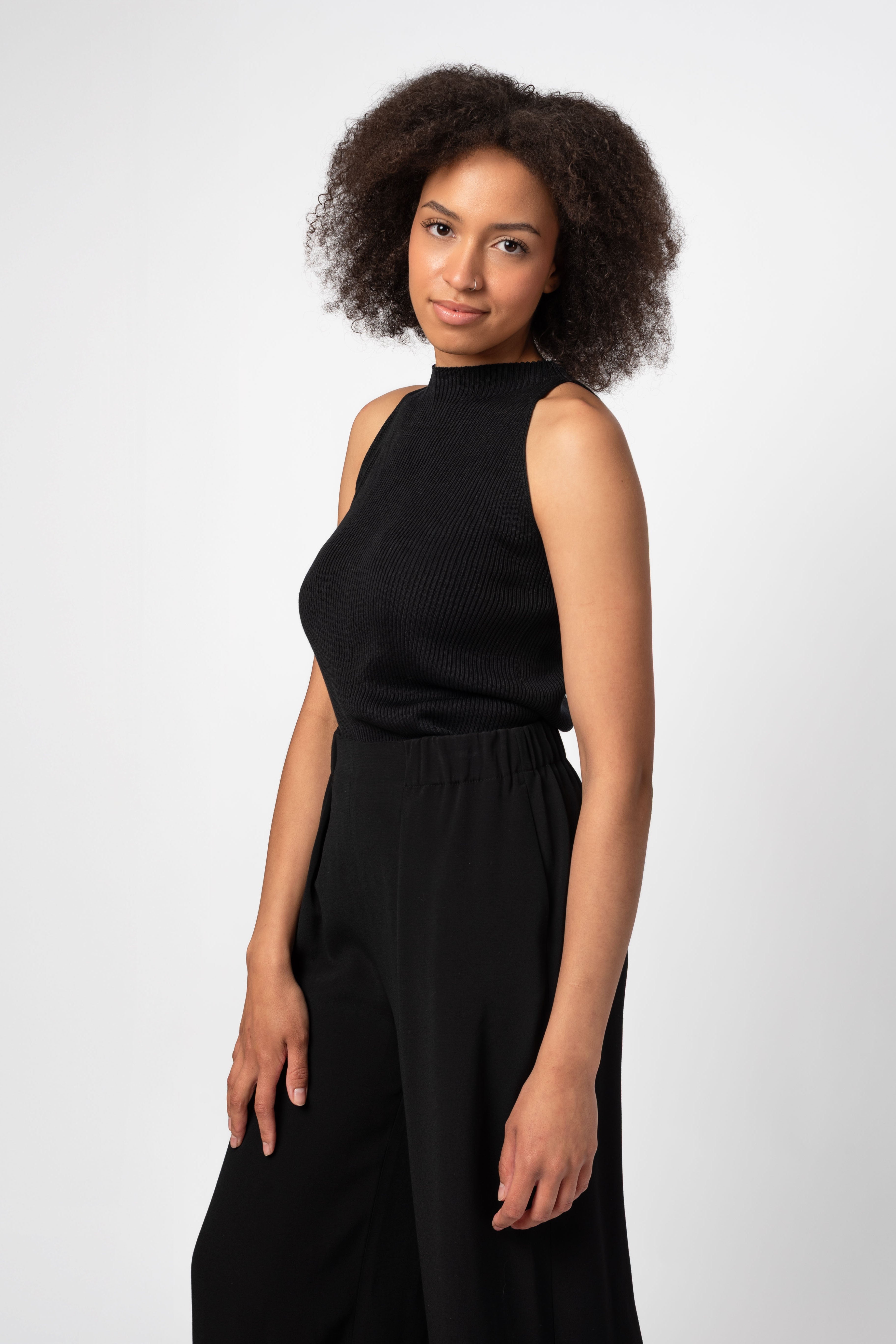 NNIstudio - NECKLINE Top - Ash Purple - XS -