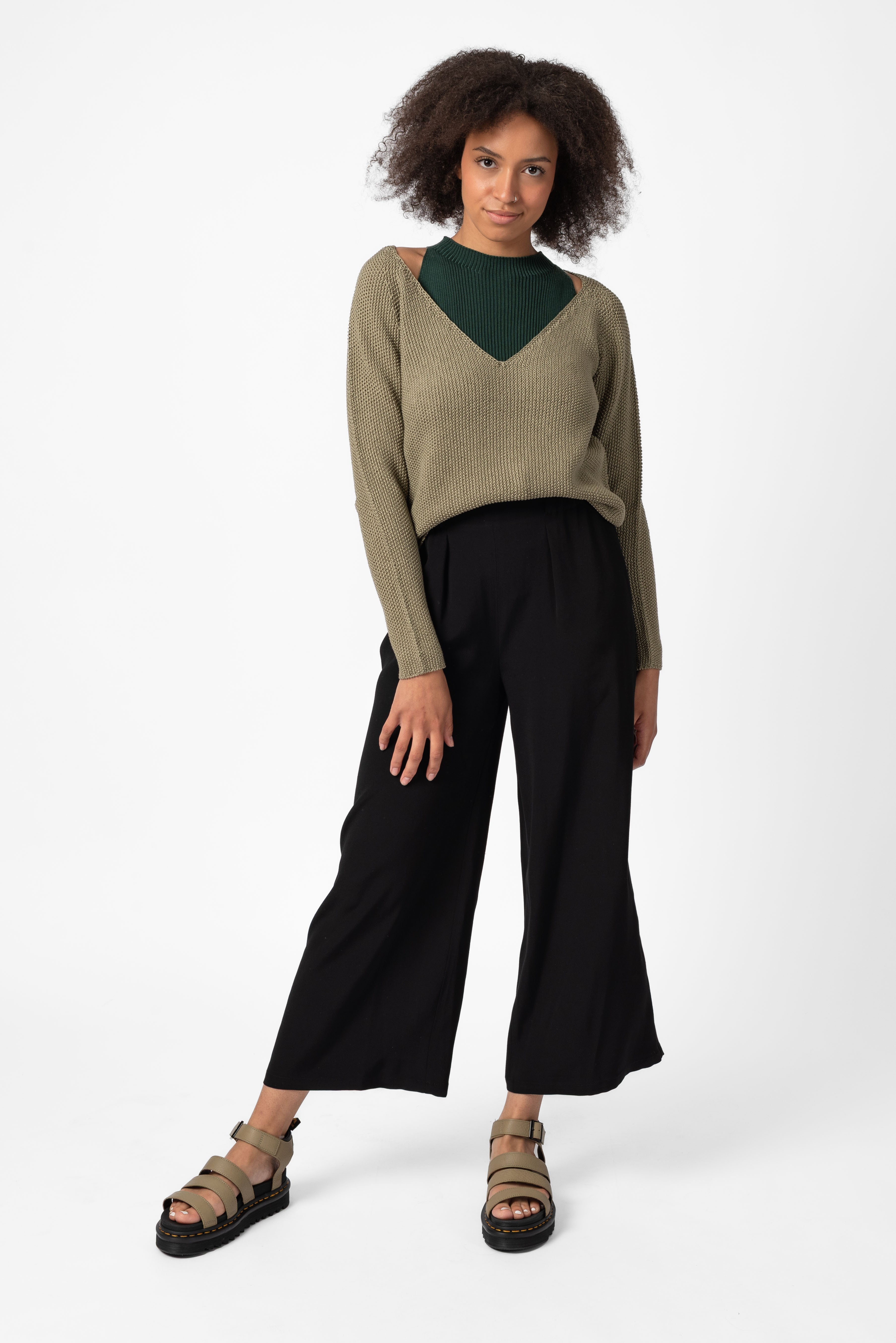 NNIstudio - NECKLINE Top - Frappé Cream - XS -