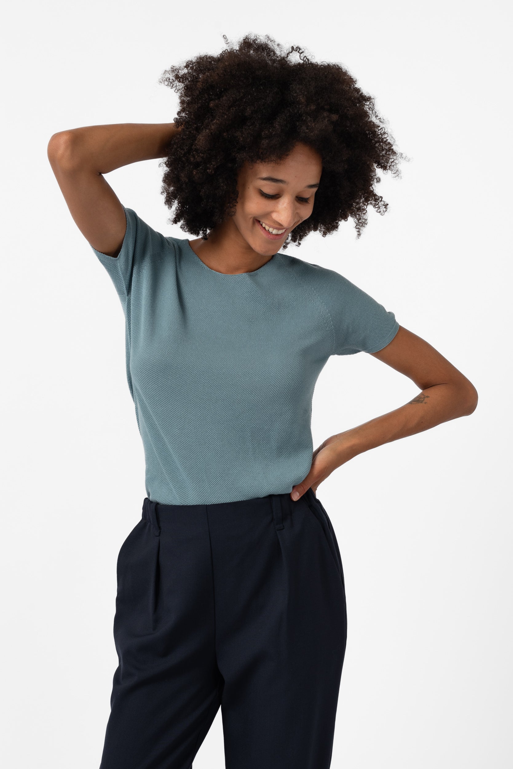 NNIstudio - NORM Shirt Female - Arona Blue - XS -