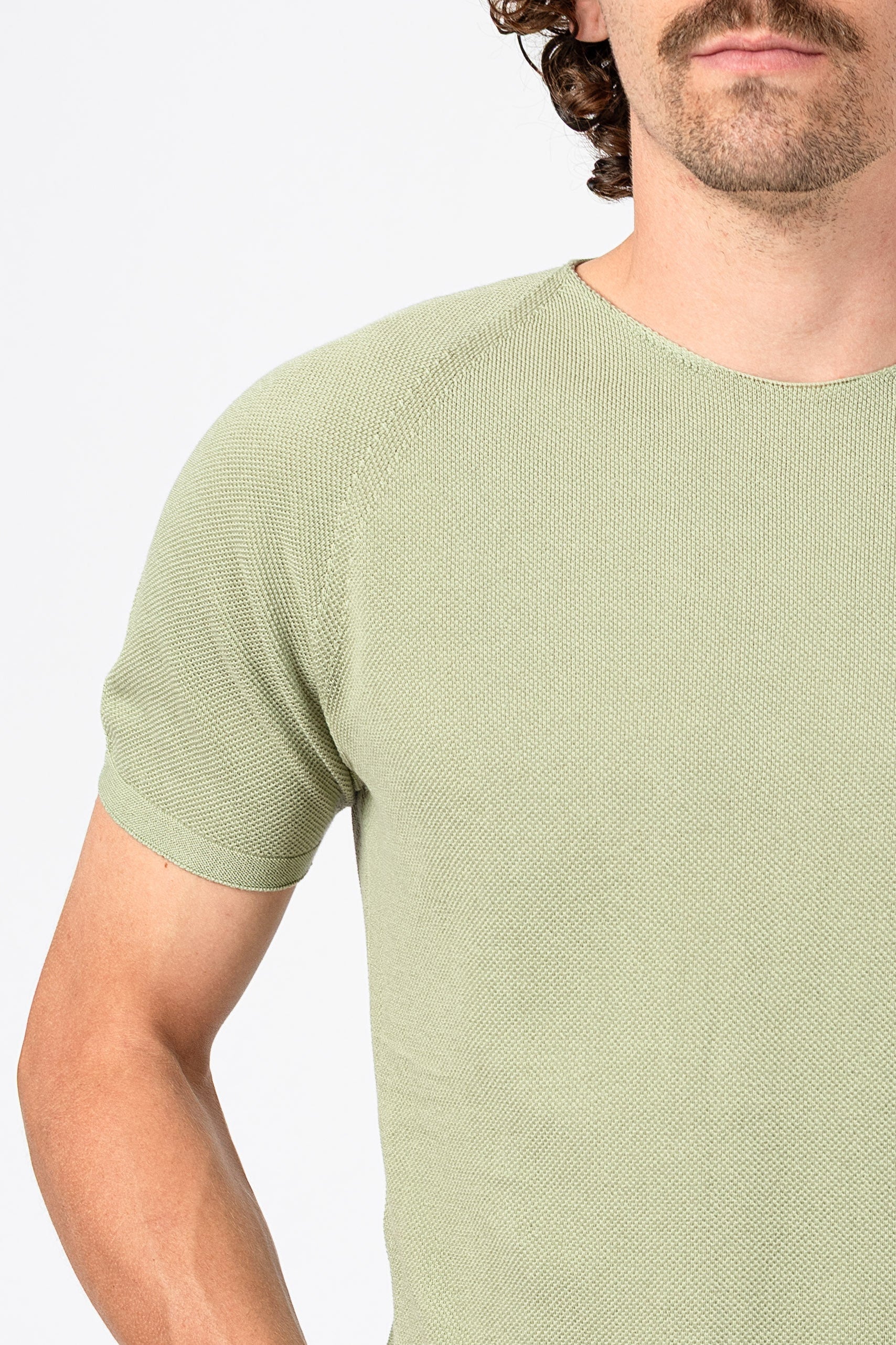 NNIstudio - NORM Strick - Shirt - Lint Green - XS -