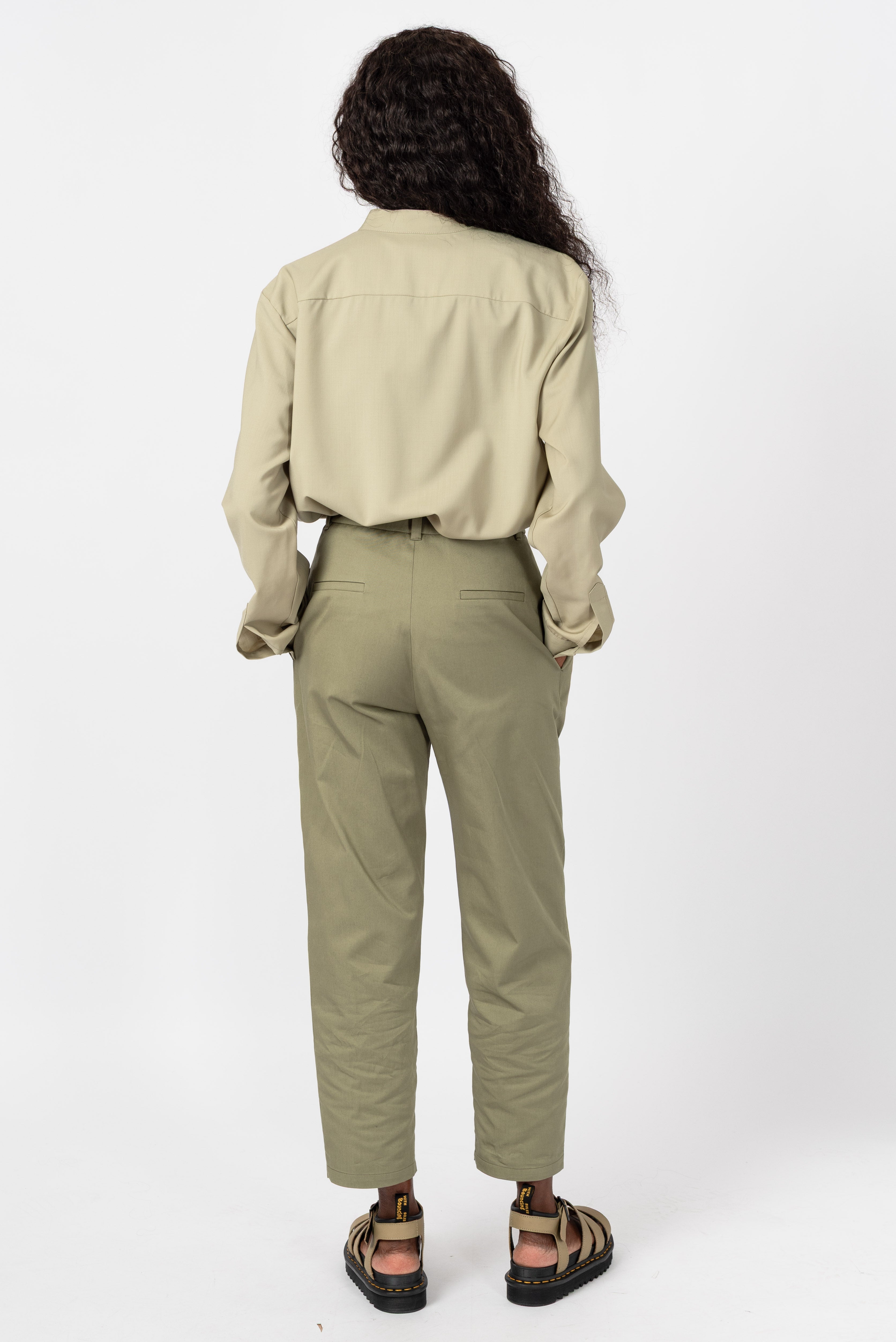 NNIstudio - O - SHAPE Hose Cotton - Oyster Grey - XS -