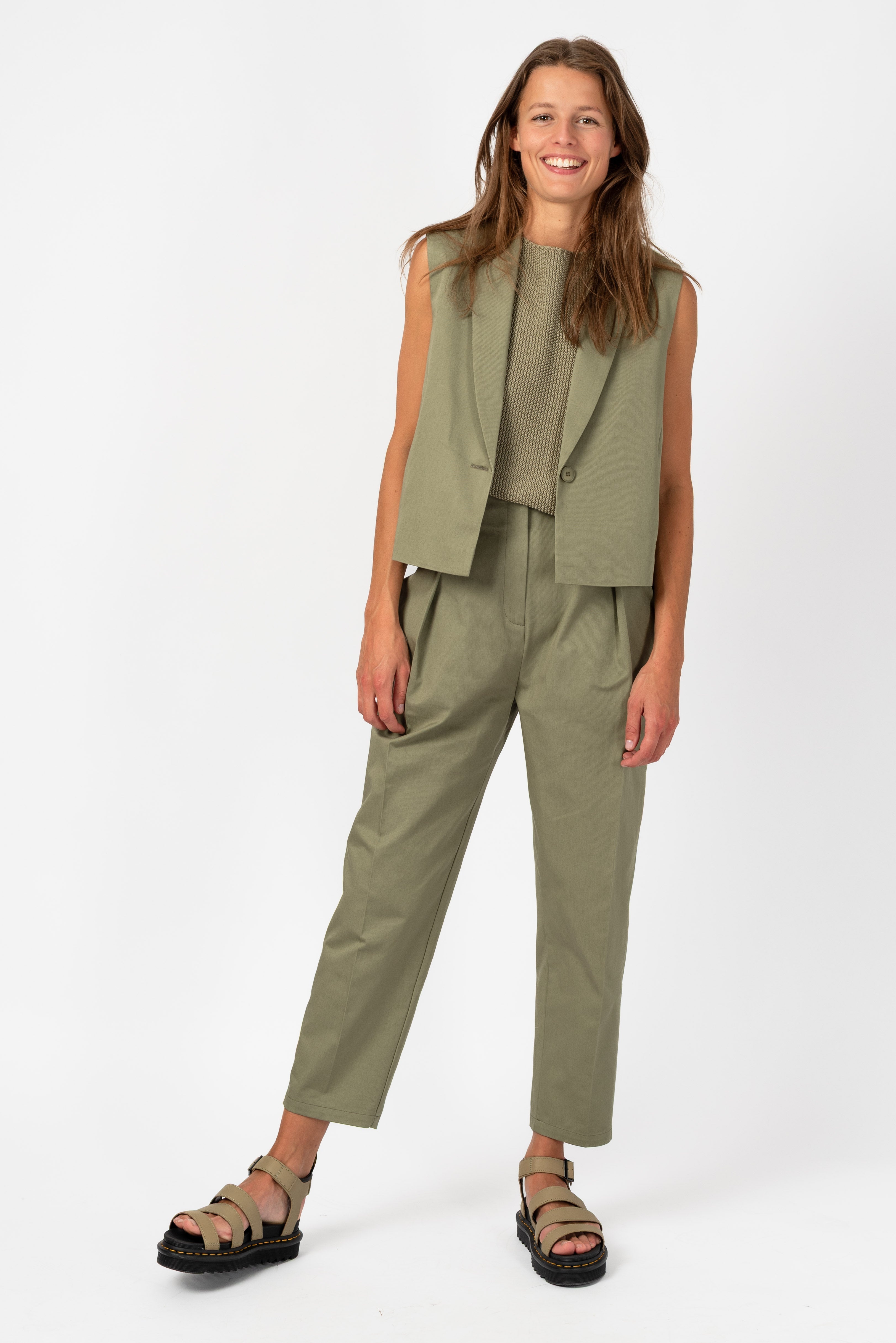 NNIstudio - O - SHAPE Hose Cotton - Oyster Grey - XS -