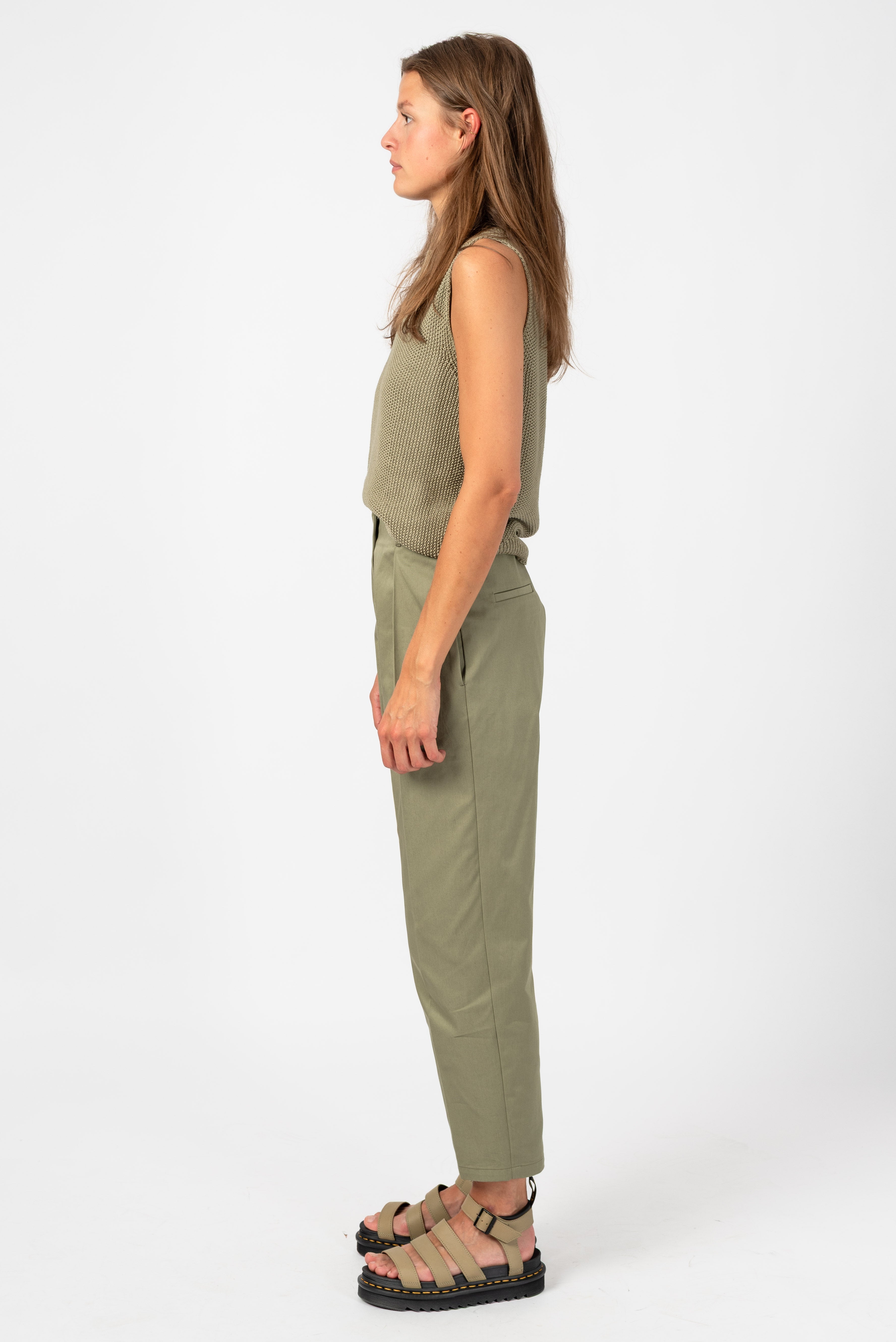 NNIstudio - O - SHAPE Hose Cotton - Oyster Grey - XS -
