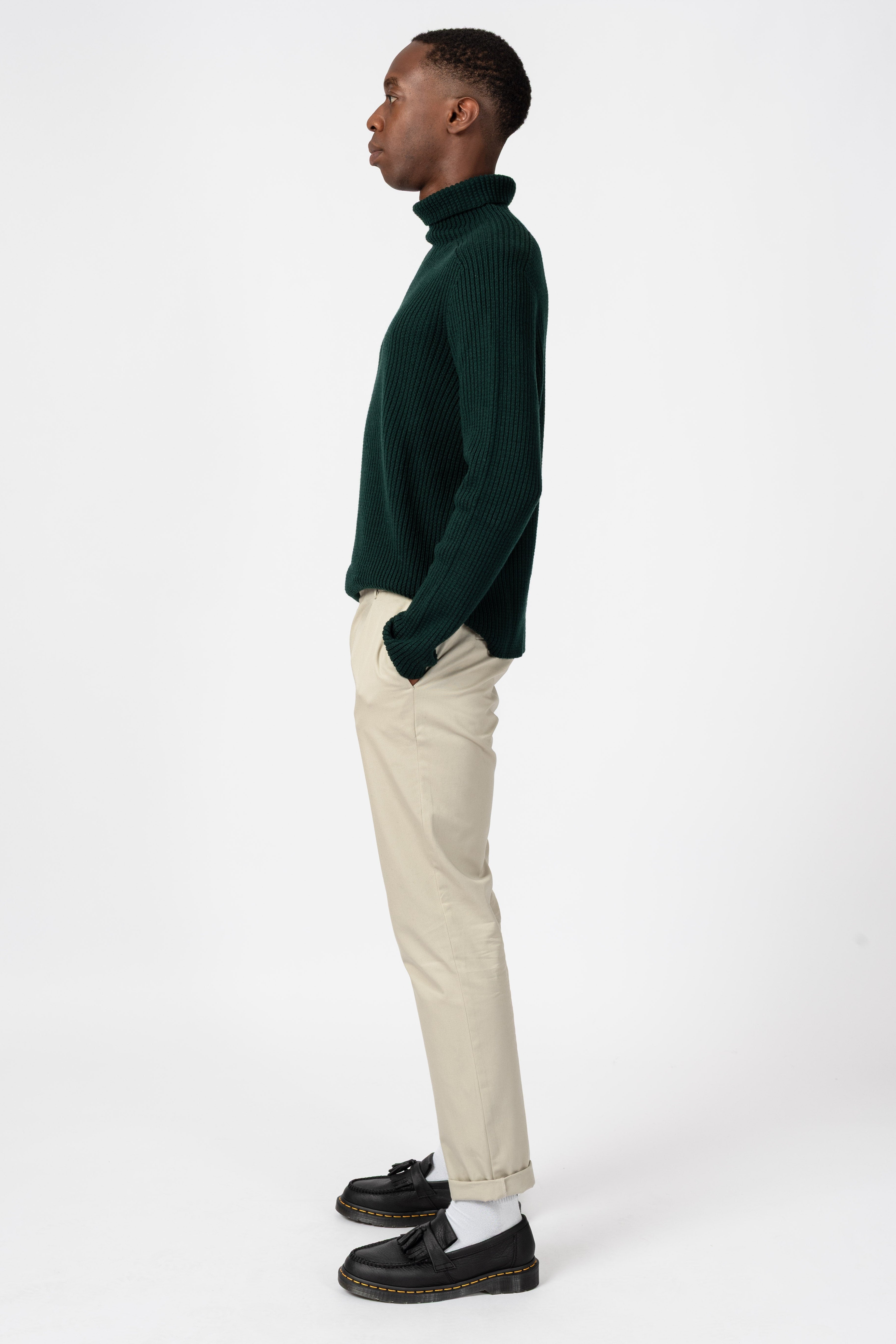 NNIstudio - OFFICE 2.0 Hose Cotton Low - Oyster Grey - XS -