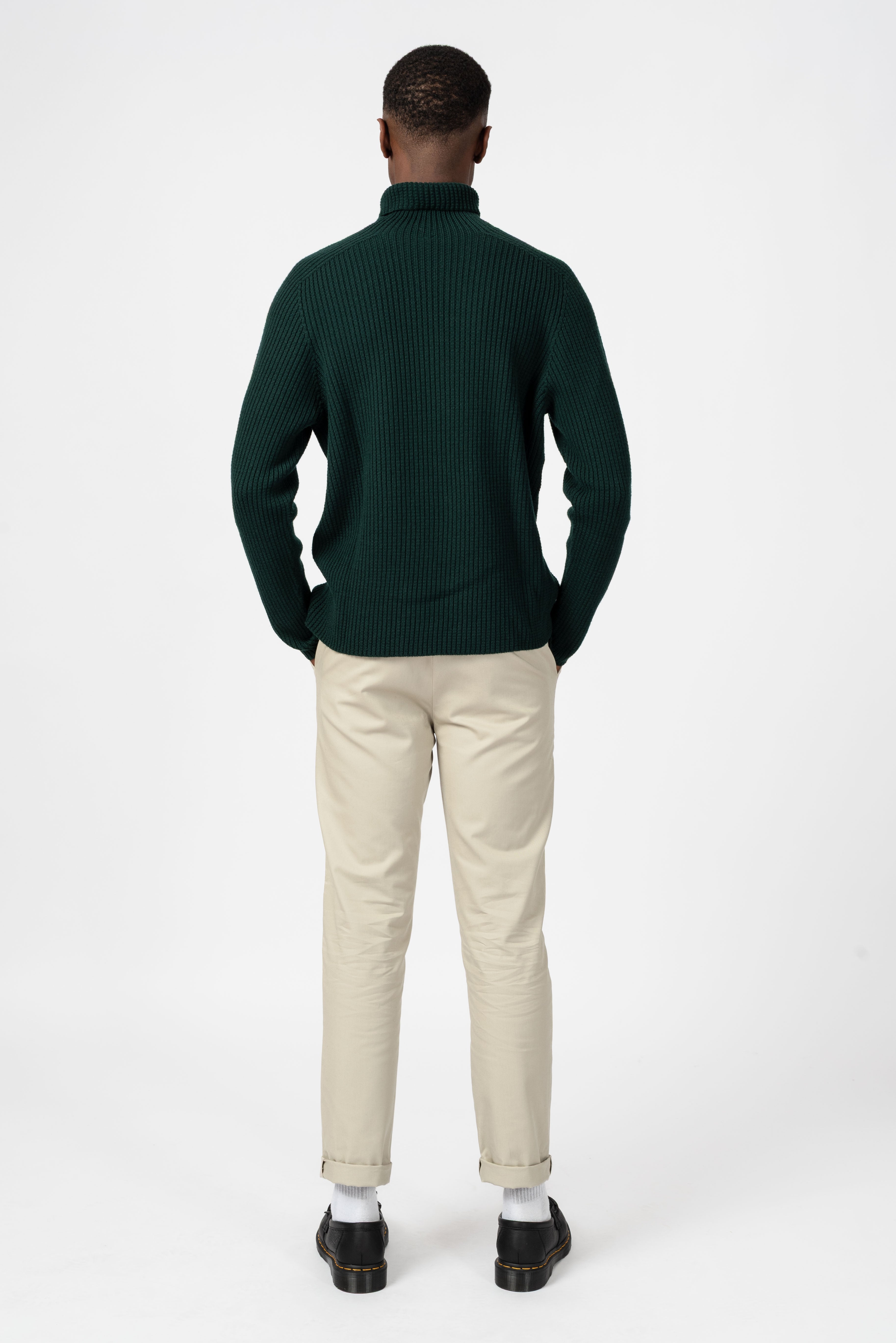 NNIstudio - OFFICE 2.0 Hose Cotton Low - Slate Green - XS -