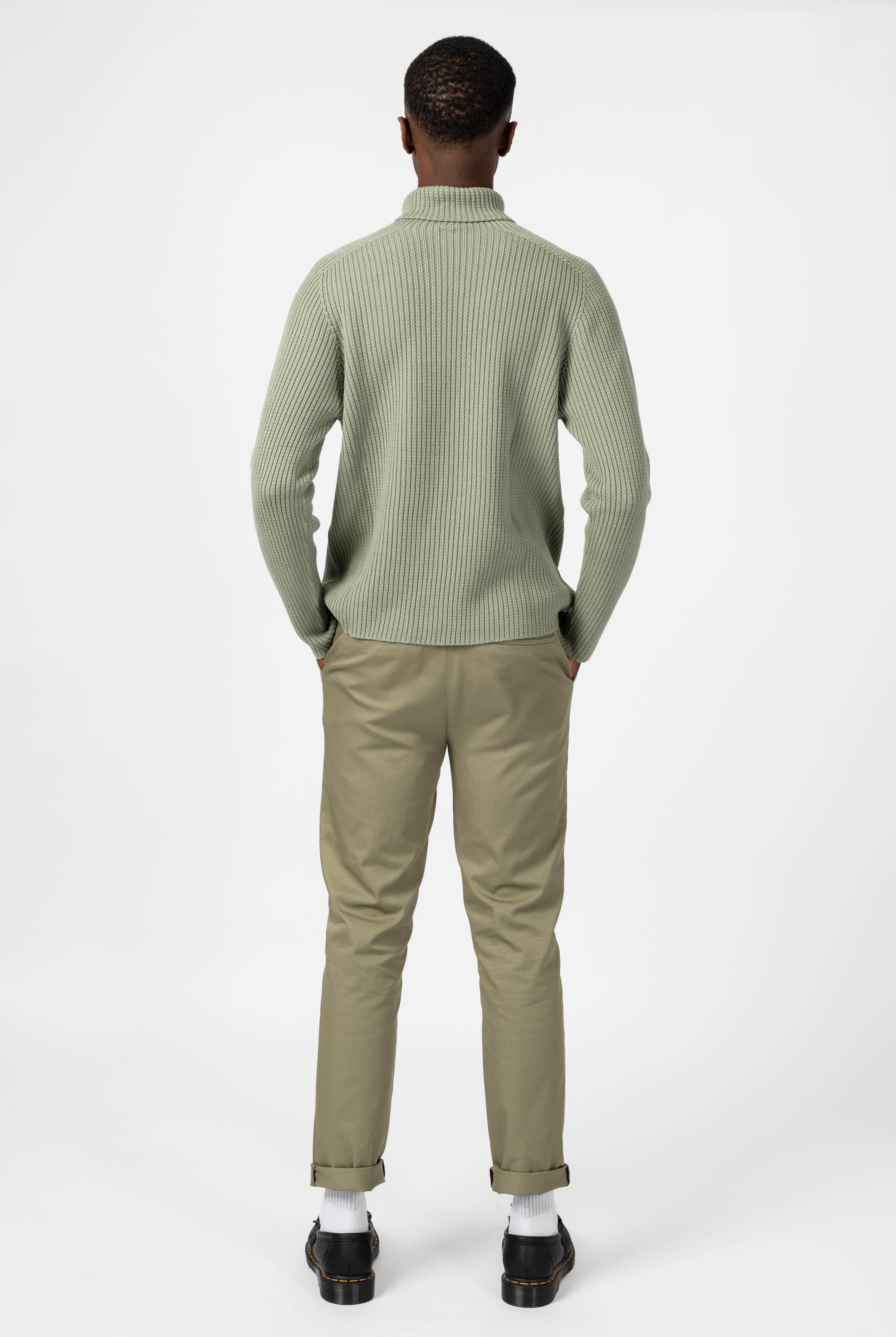 NNIstudio - OFFICE 2.0 Hose Cotton Low - Slate Green - XS -